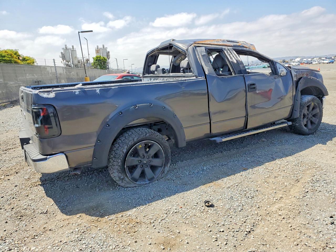 2004 Ford F150 Gray vin: 1FTPX12544NB26797