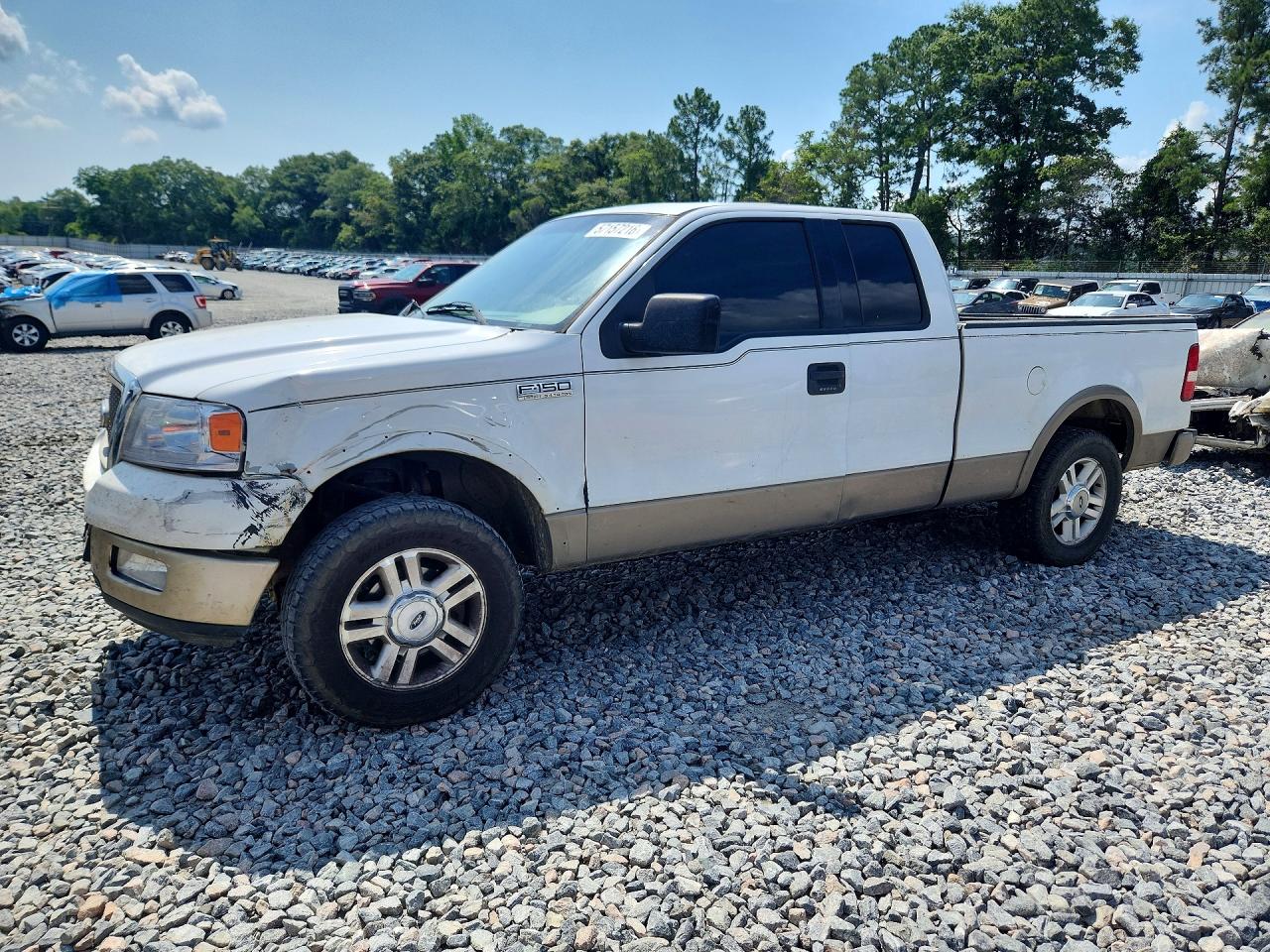 2004 Ford F150 White vin: 1FTPX12544NB36021