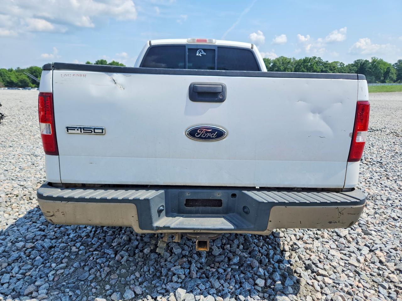 2004 Ford F150 White vin: 1FTPX12544NB36021