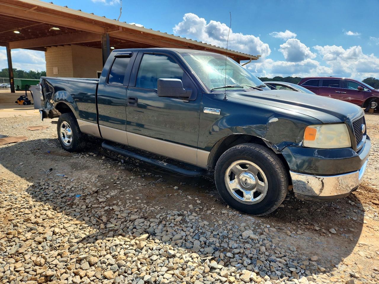 2005 Ford F150 Green vin: 1FTPX12545NA68790