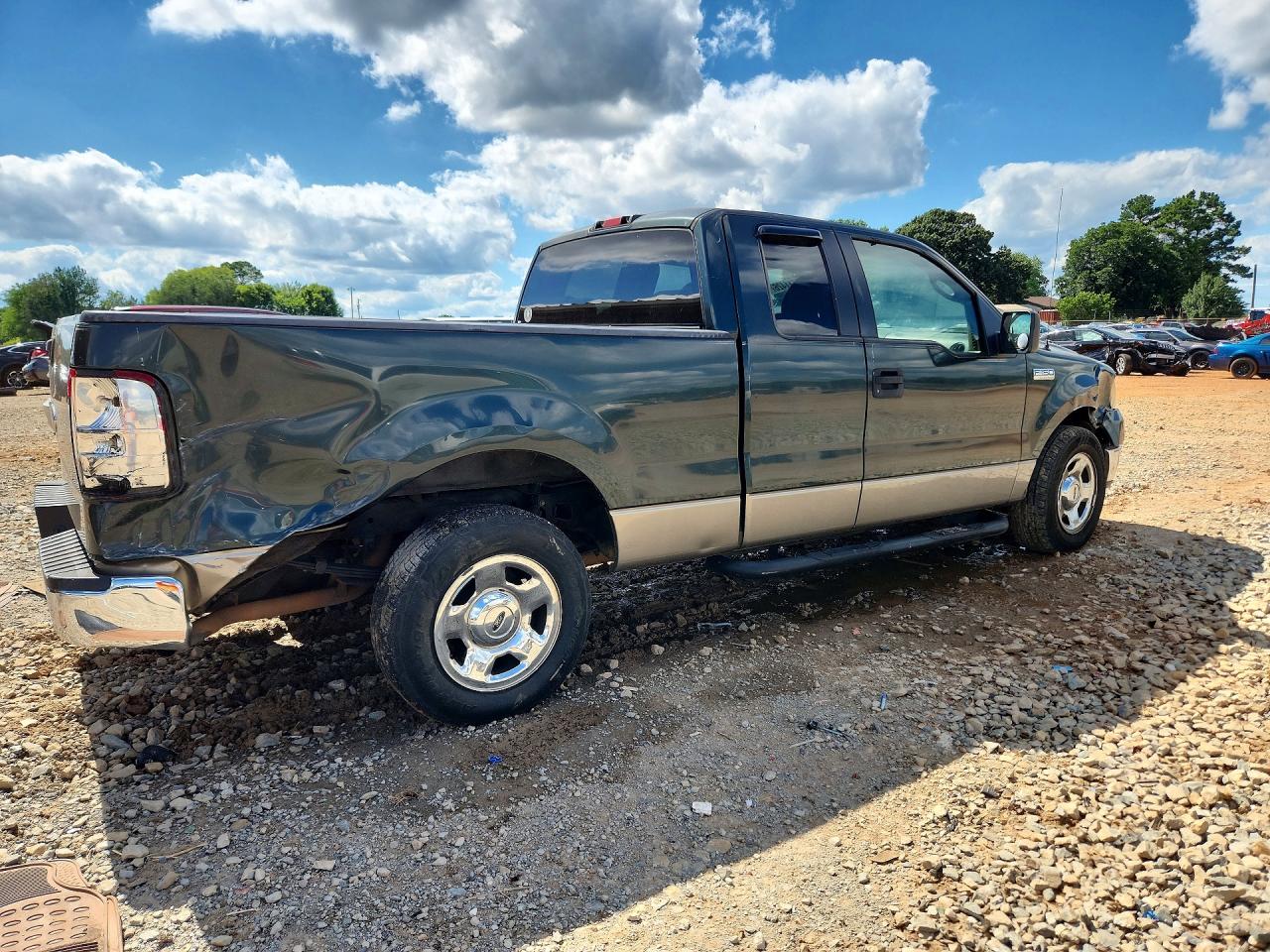 2005 Ford F150 Green vin: 1FTPX12545NA68790