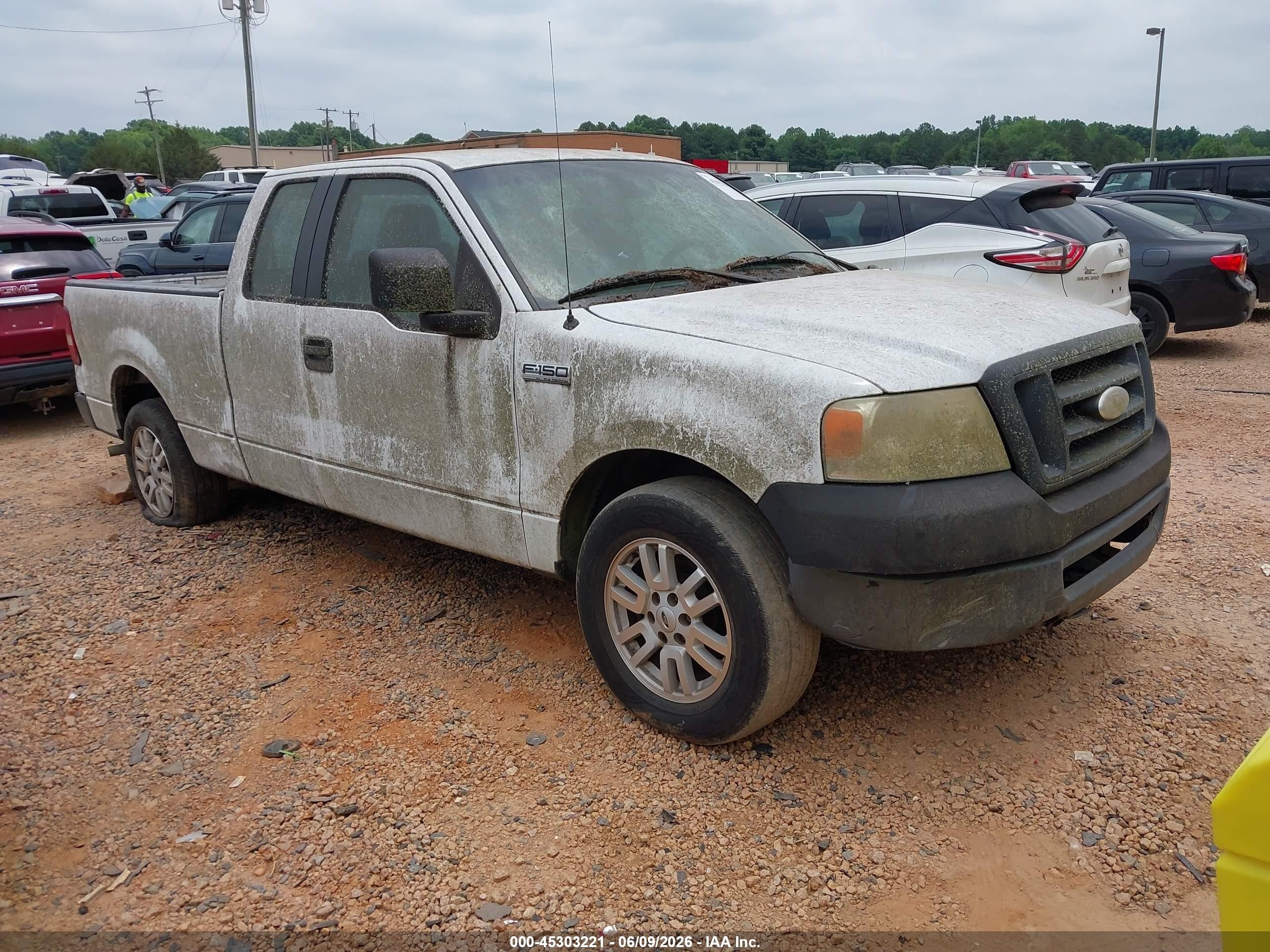 2006 Ford F-150 Lariat/xl/xlt White vin: 1FTPX12546NB68003