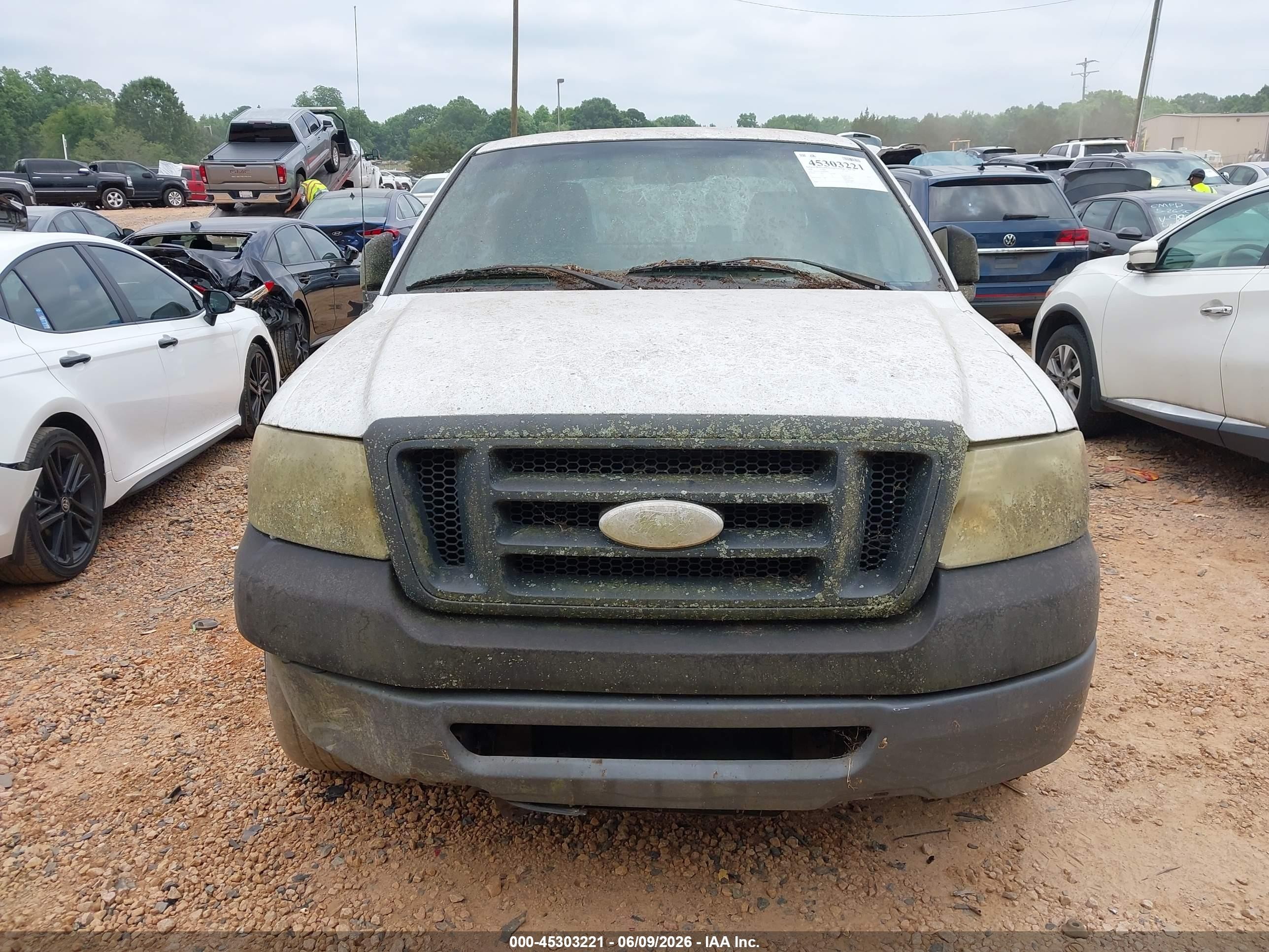 2006 Ford F-150 Lariat/xl/xlt White vin: 1FTPX12546NB68003
