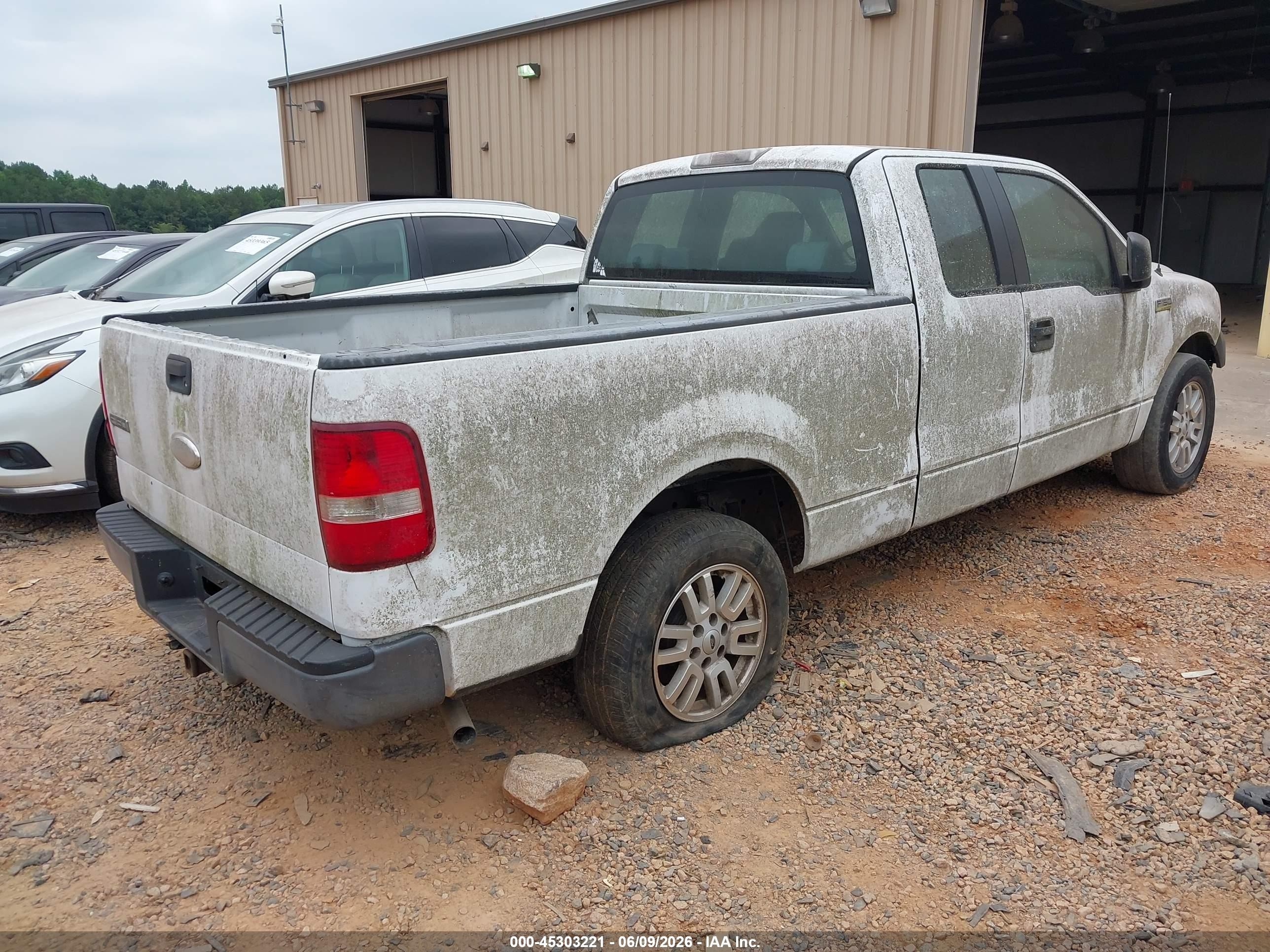 2006 Ford F-150 Lariat/xl/xlt White vin: 1FTPX12546NB68003