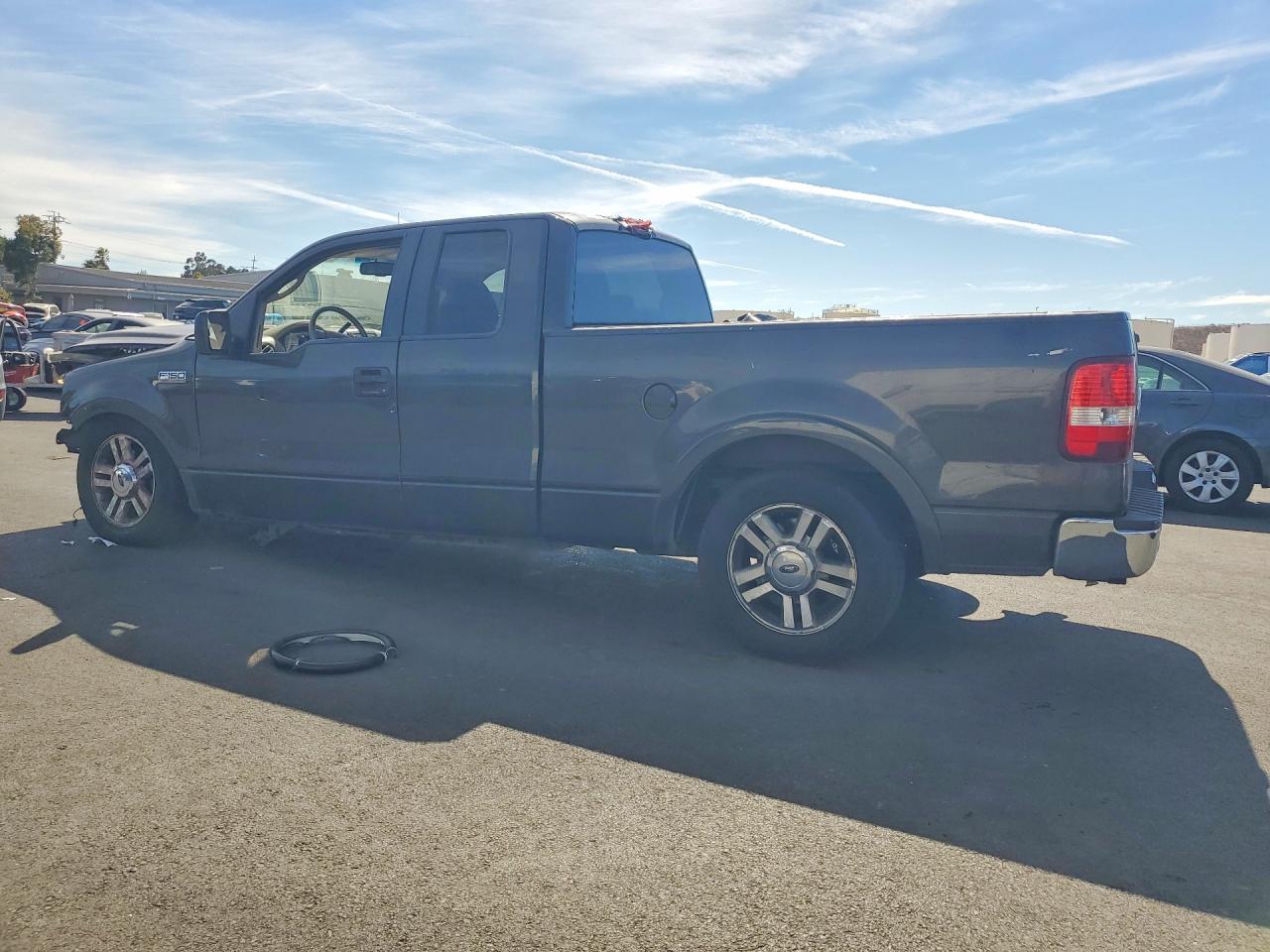 2007 Ford F150 Gray vin: 1FTPX12547FA65773
