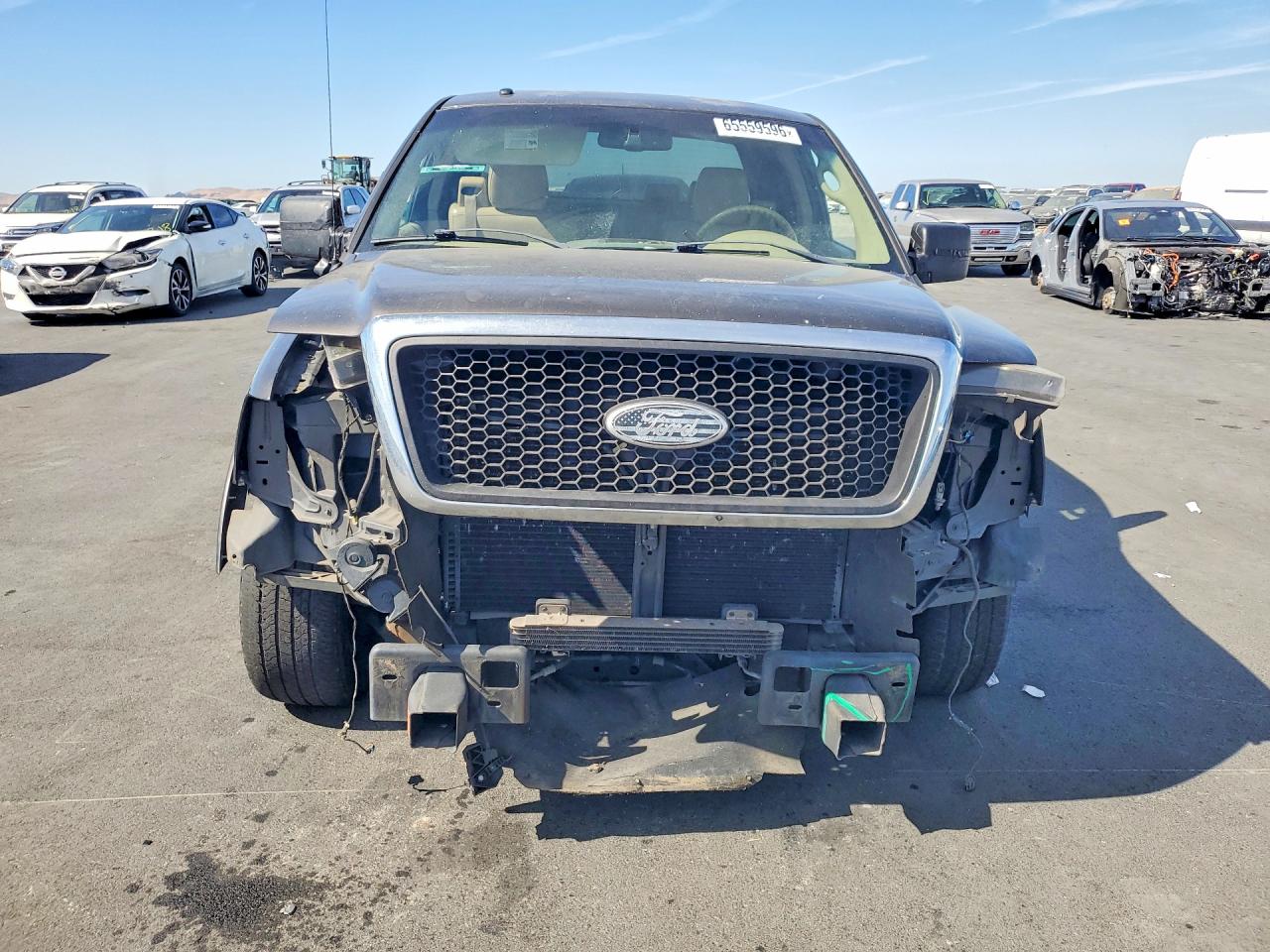 2007 Ford F150 Gray vin: 1FTPX12547FA65773