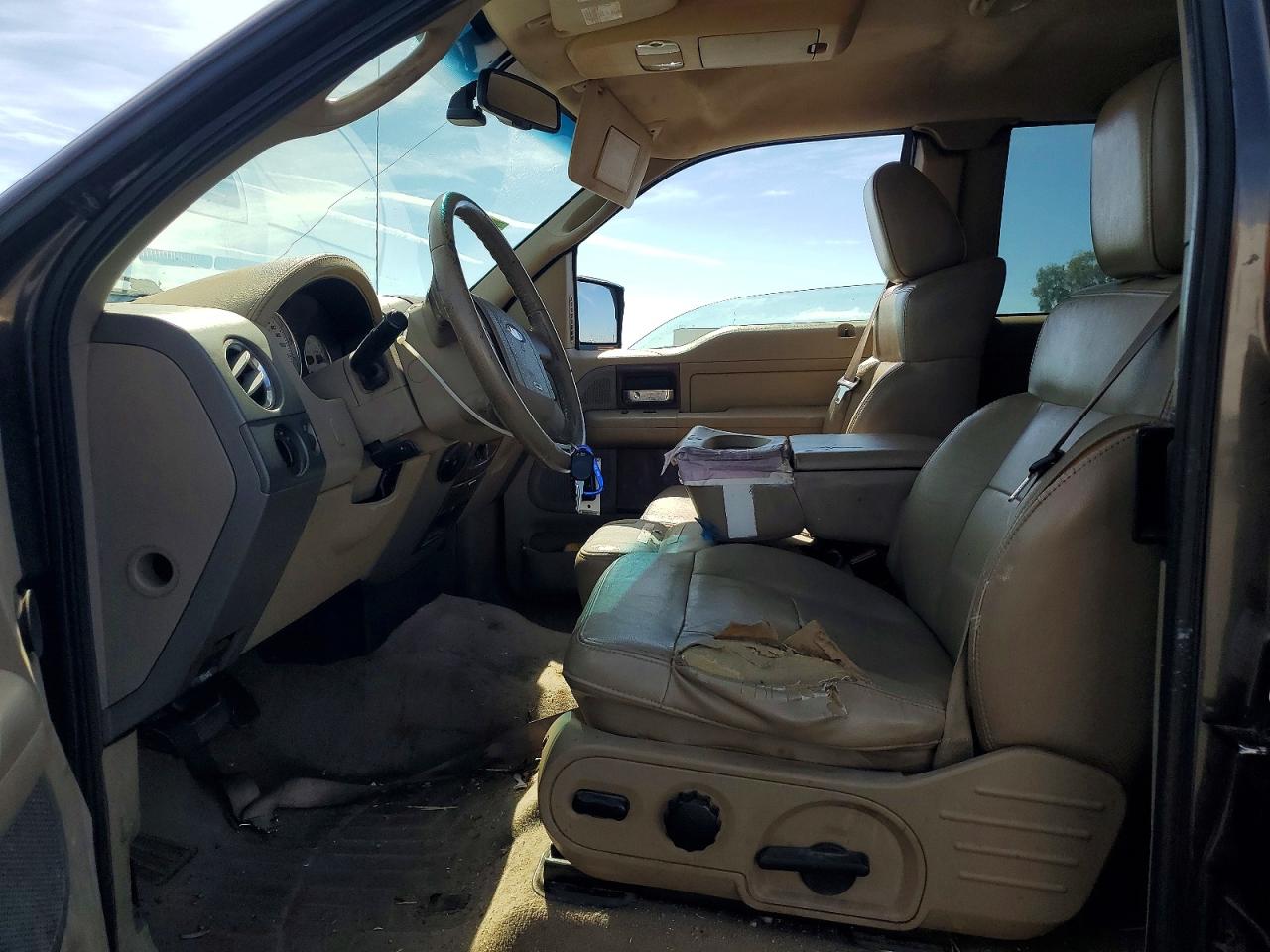 2007 Ford F150 Gray vin: 1FTPX12547FA65773