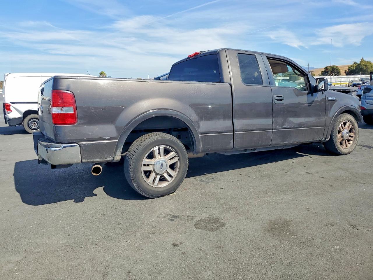 2007 Ford F150 Gray vin: 1FTPX12547FA65773