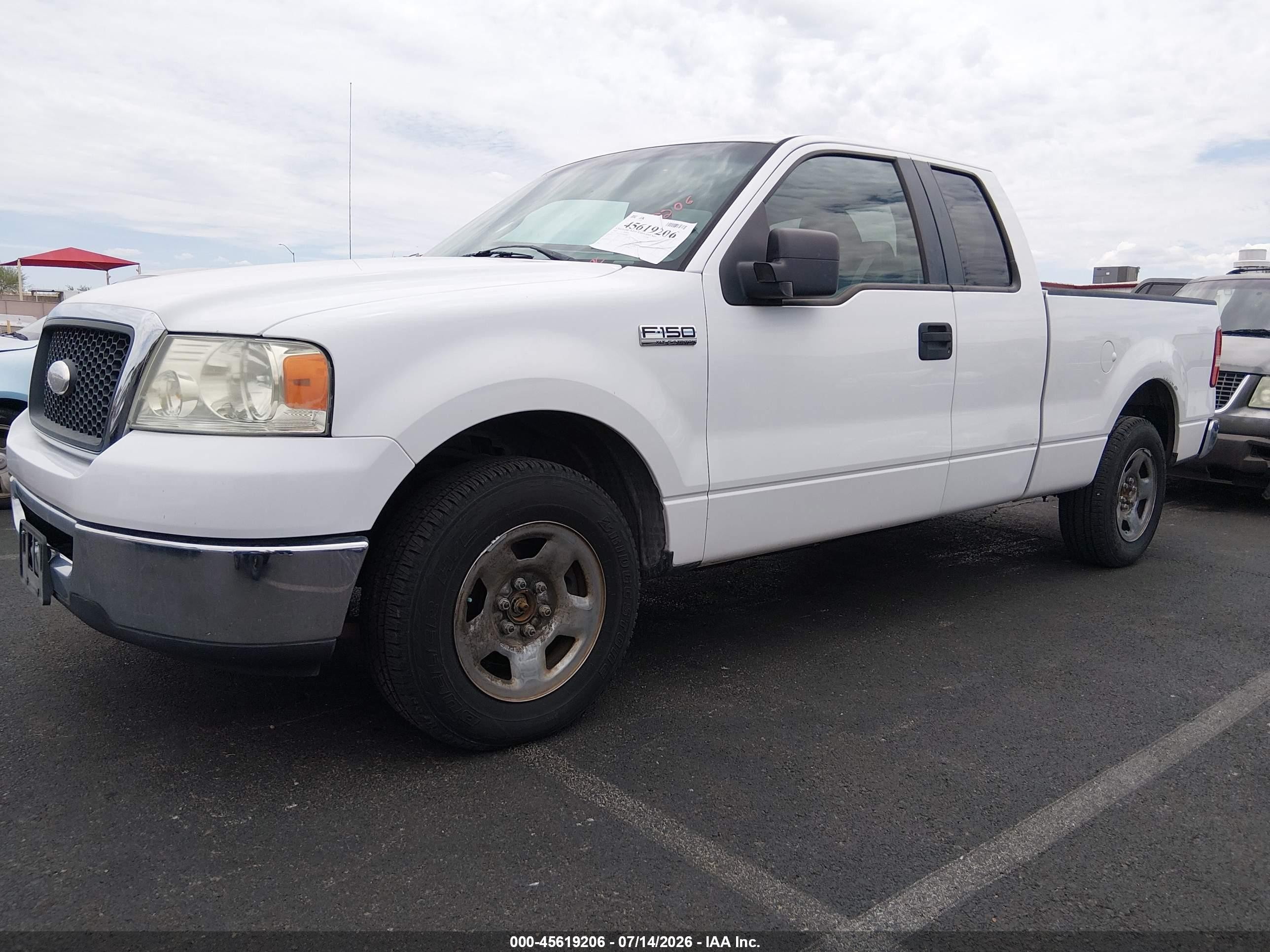 2007 Ford F-150 Lariat/stx/xl/xlt White vin: 1FTPX12547KB56386