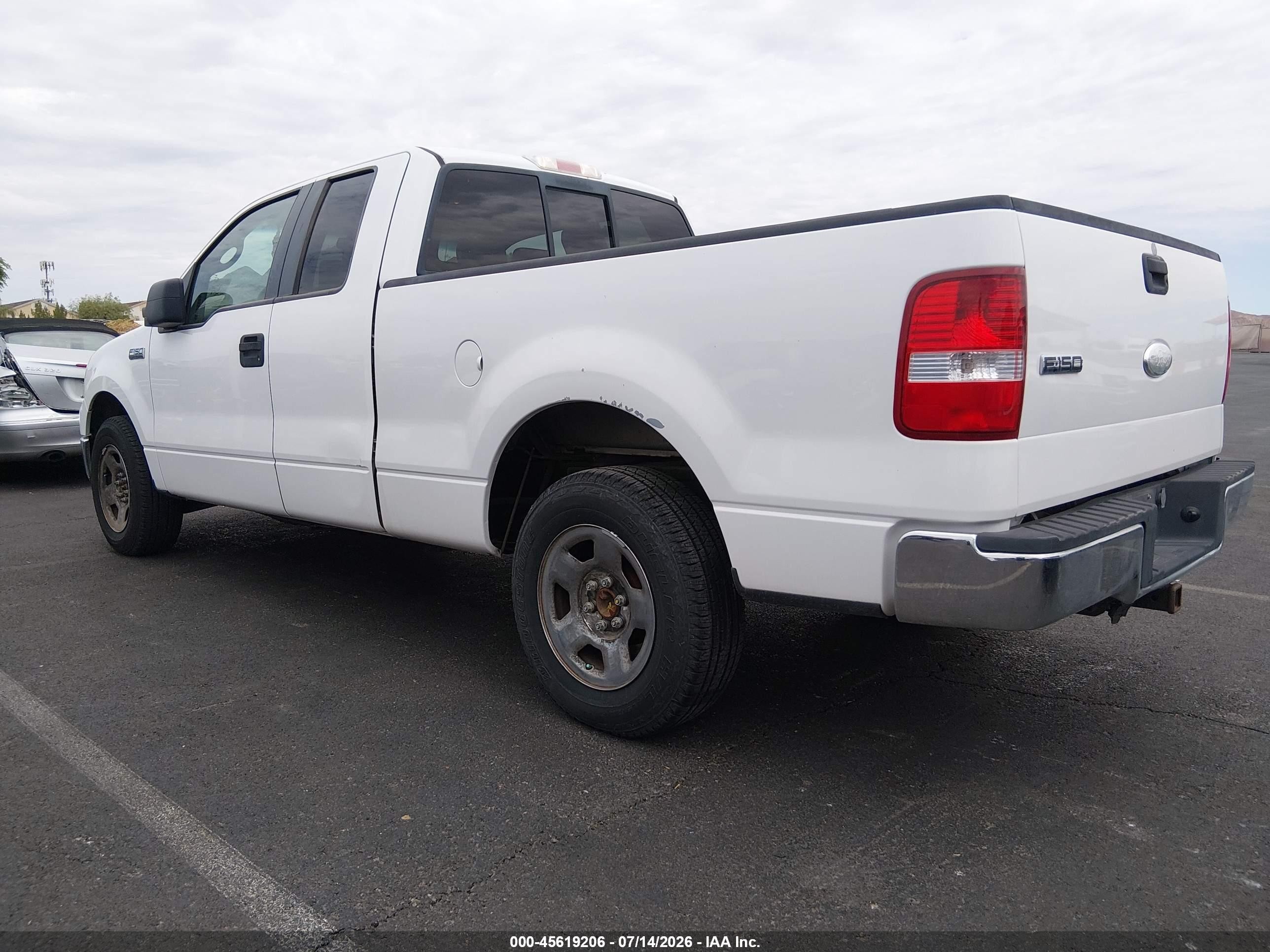 2007 Ford F-150 Lariat/stx/xl/xlt White vin: 1FTPX12547KB56386