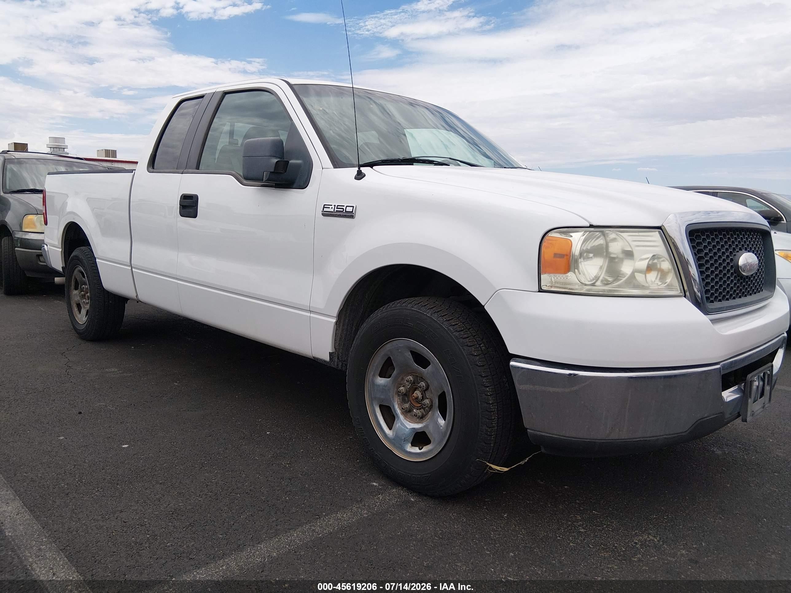 2007 Ford F-150 Lariat/stx/xl/xlt White vin: 1FTPX12547KB56386