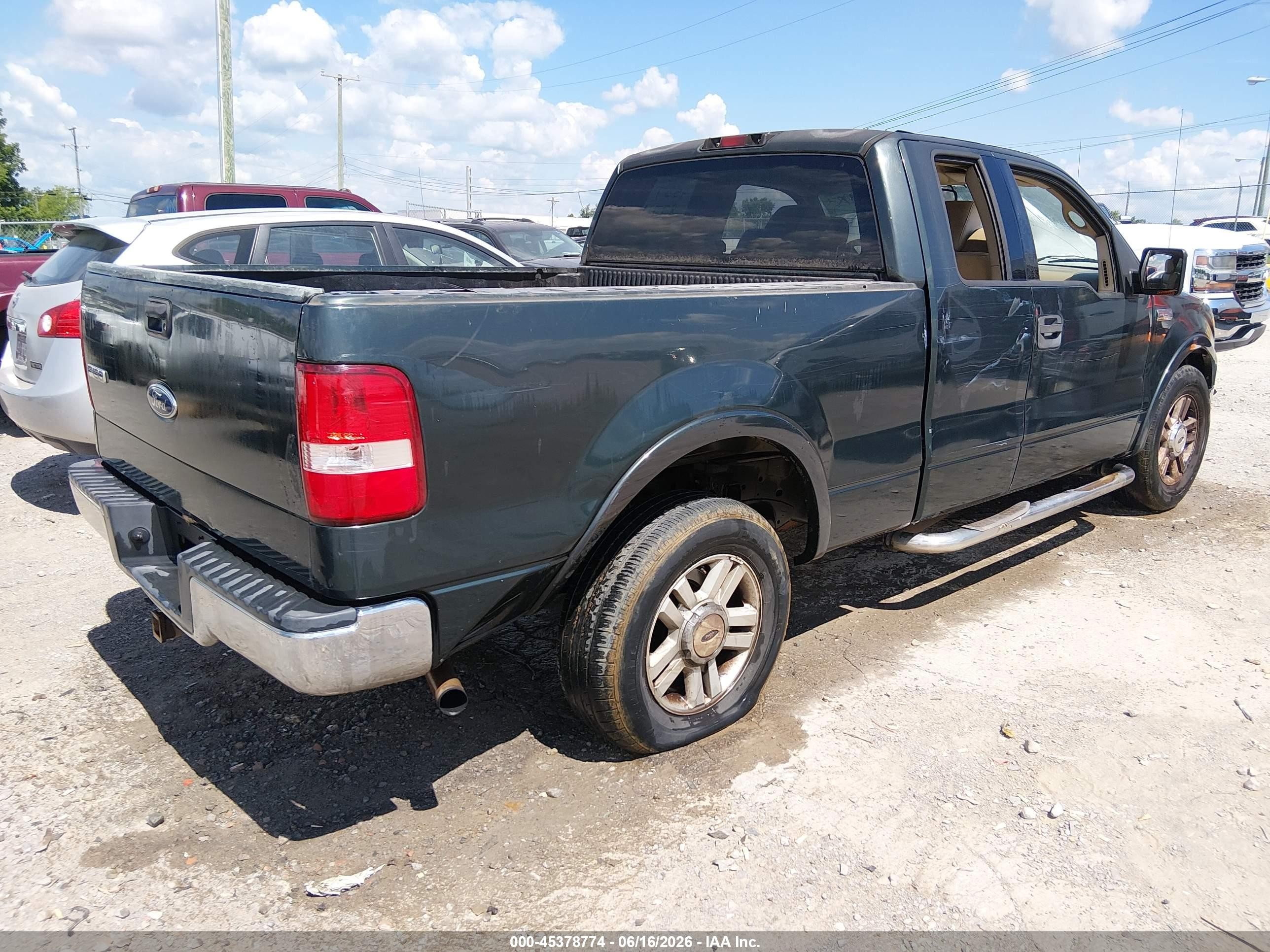 2004 Ford F-150 Lariat/xl/xlt Green vin: 1FTPX12554NB76575