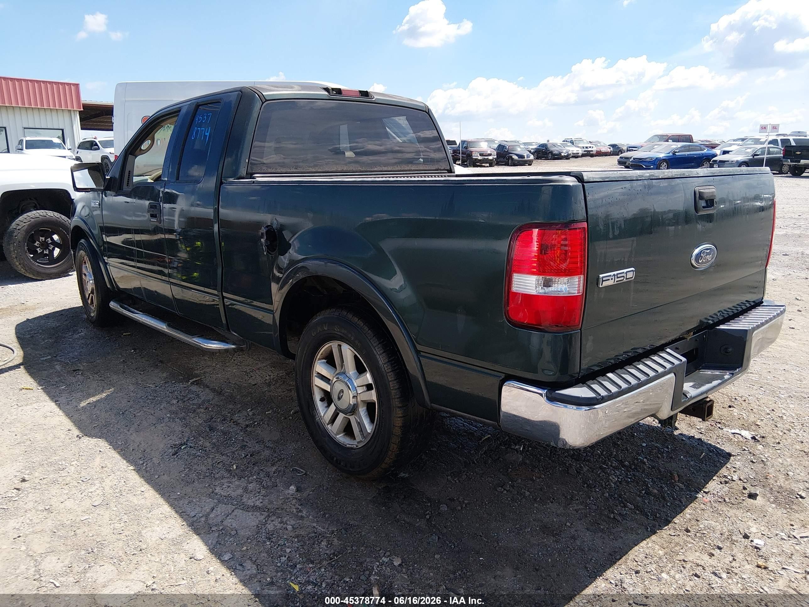 2004 Ford F-150 Lariat/xl/xlt Green vin: 1FTPX12554NB76575
