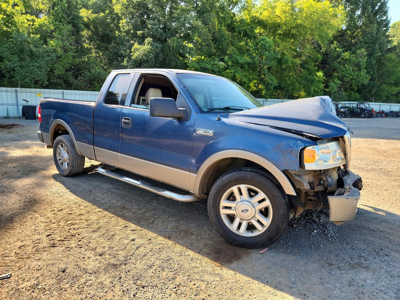2004 Ford F150 Blue vin: 1FTPX12554NC26889