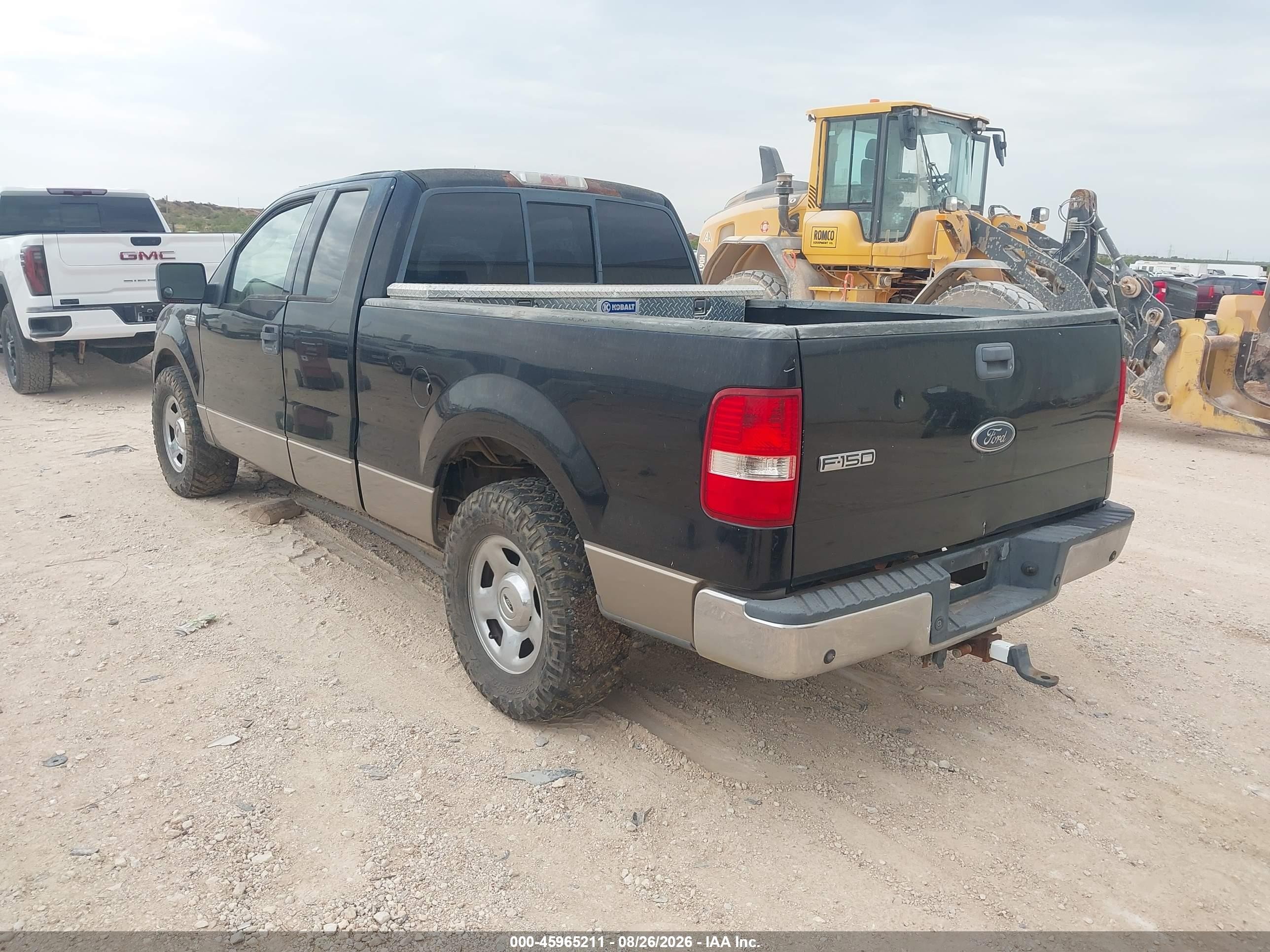 2004 Ford F-150 Lariat/xl/xlt Black vin: 1FTPX12554NC64154