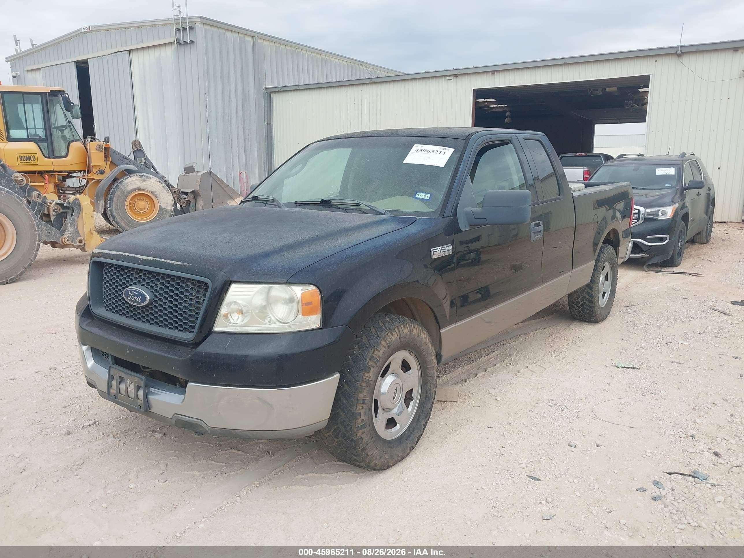 2004 Ford F-150 Lariat/xl/xlt Black vin: 1FTPX12554NC64154