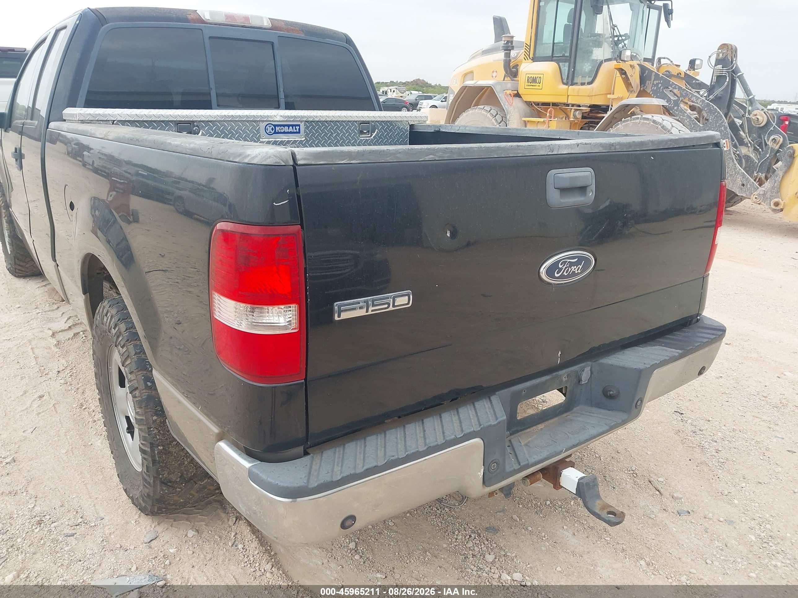 2004 Ford F-150 Lariat/xl/xlt Black vin: 1FTPX12554NC64154