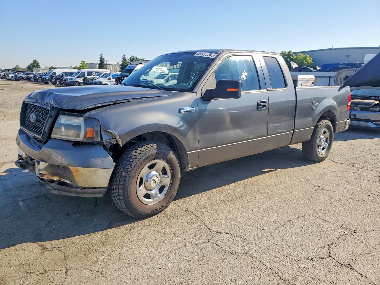 2005 Ford F150 Gray vin: 1FTPX12555FA34562
