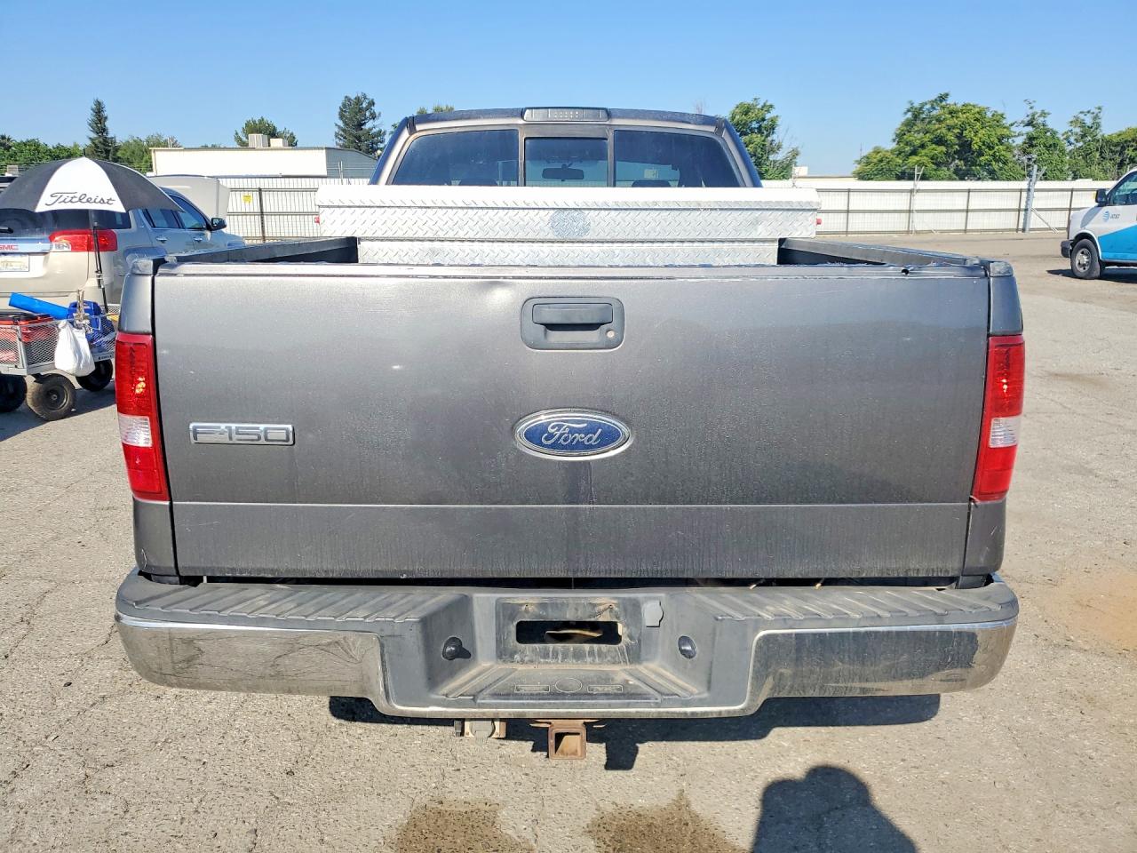 2005 Ford F150 Gray vin: 1FTPX12555FA34562