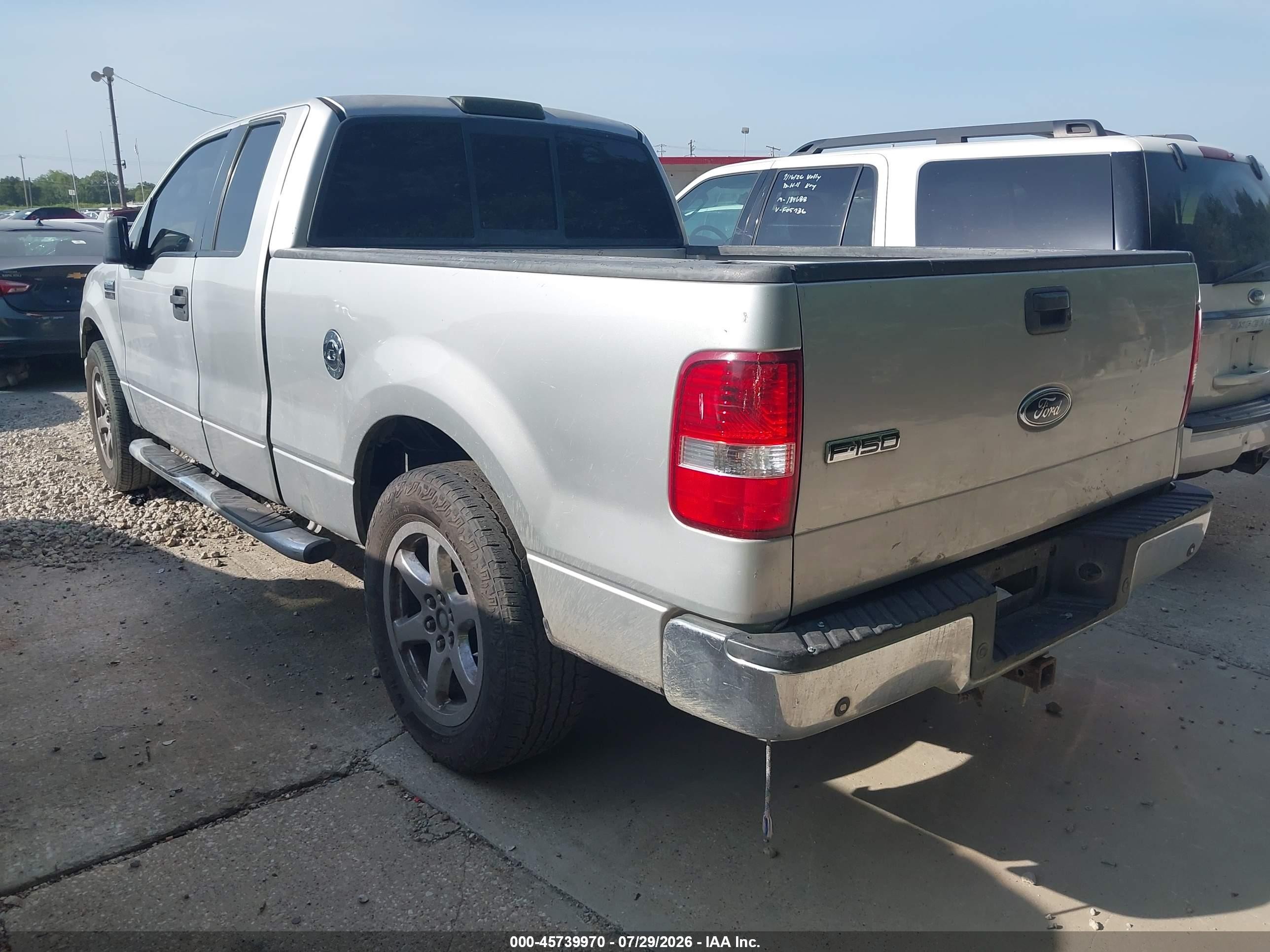 2005 Ford F-150 Lariat/xl/xlt Silver vin: 1FTPX12555FB10930