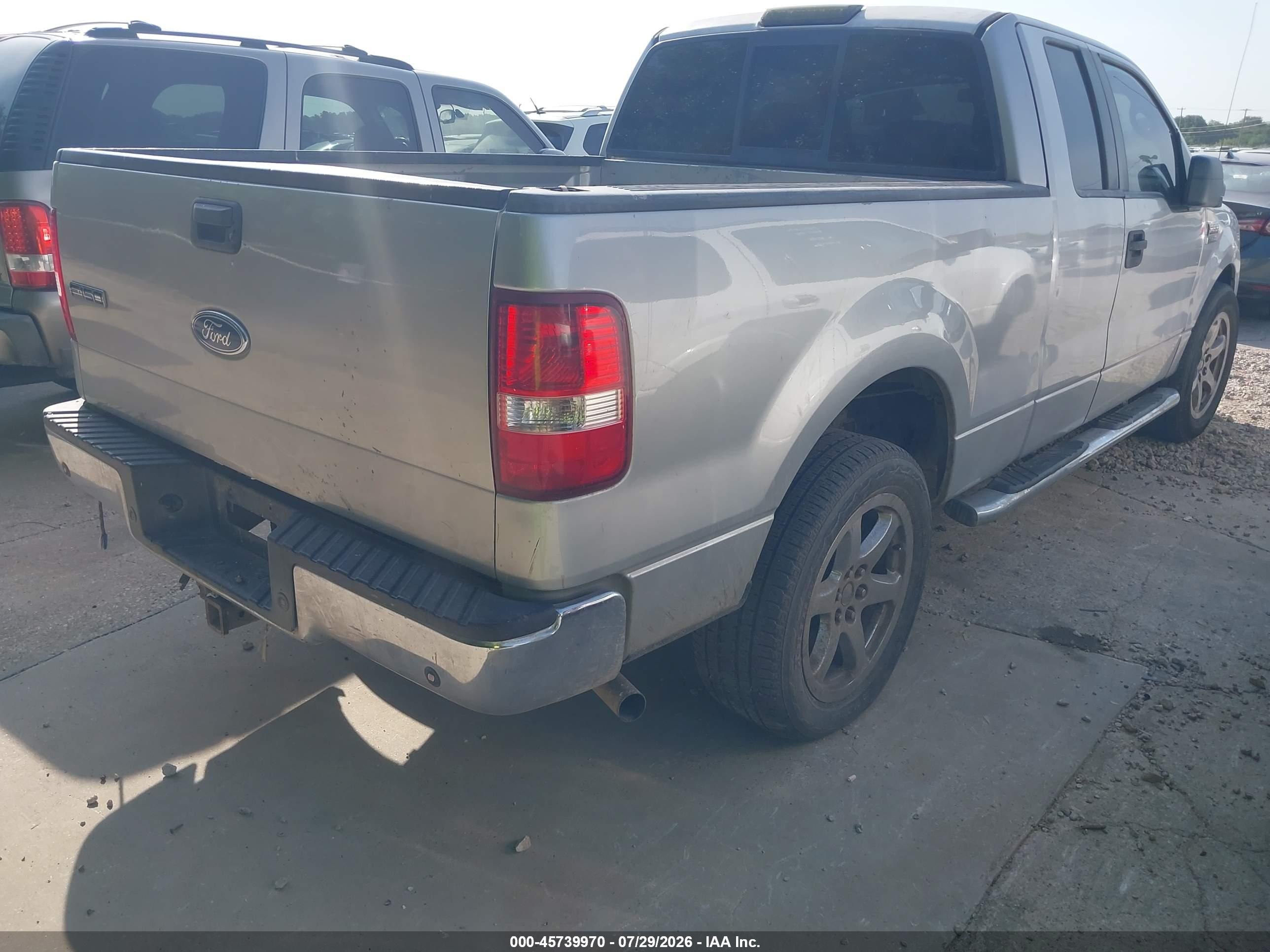 2005 Ford F-150 Lariat/xl/xlt Silver vin: 1FTPX12555FB10930