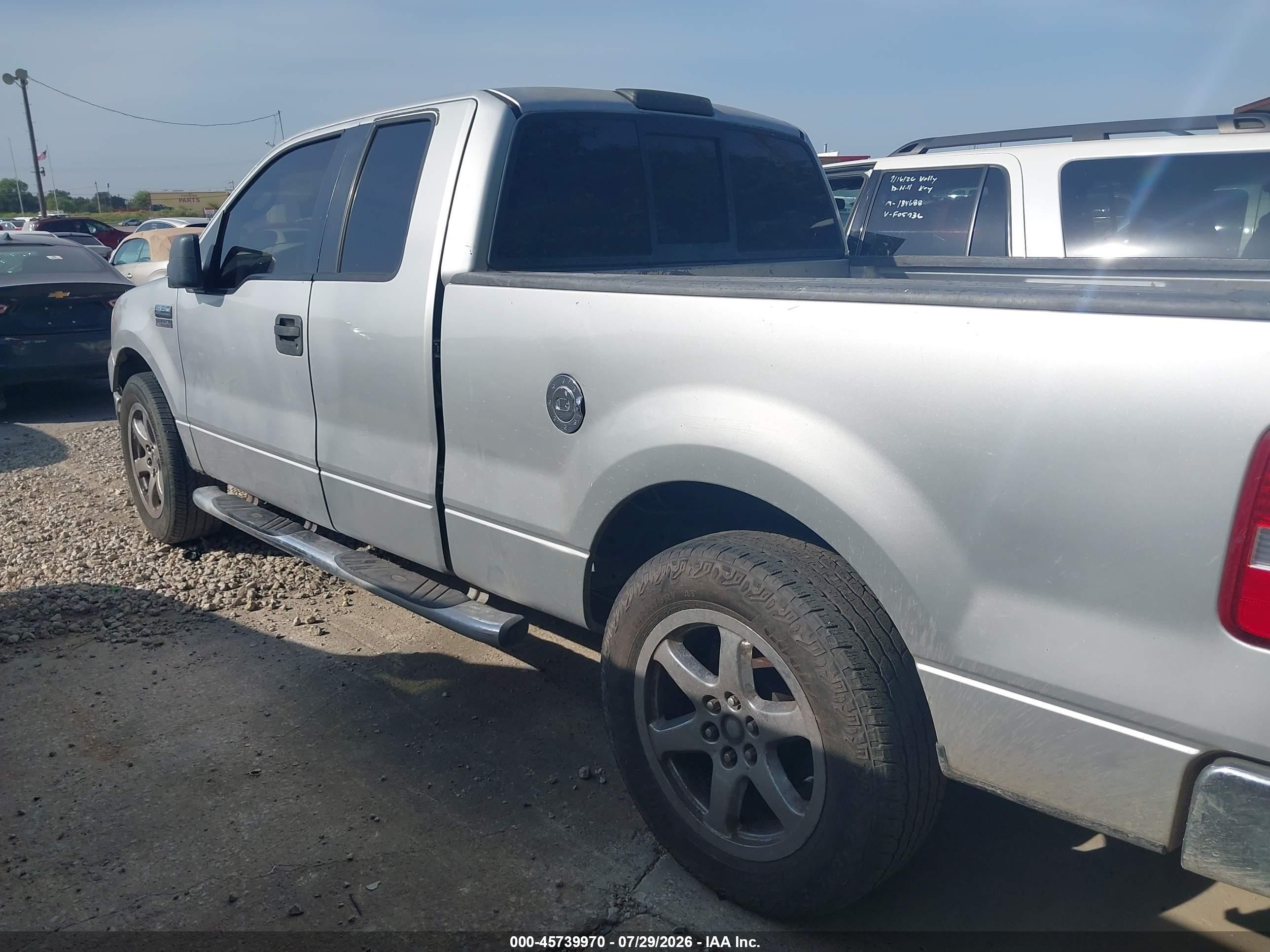 2005 Ford F-150 Lariat/xl/xlt Silver vin: 1FTPX12555FB10930