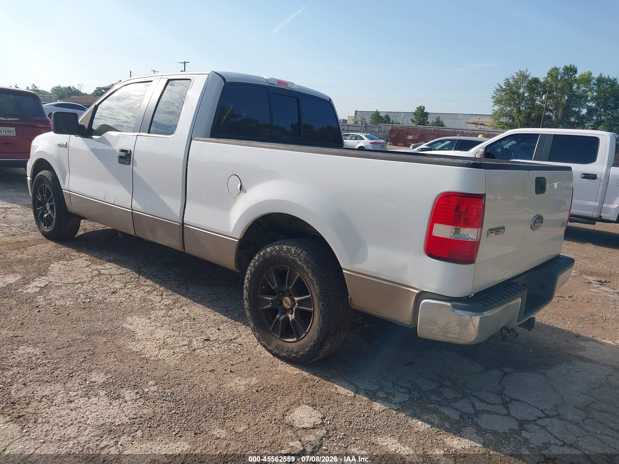2005 Ford F-150 Lariat/xl/xlt White vin: 1FTPX12555NB33260