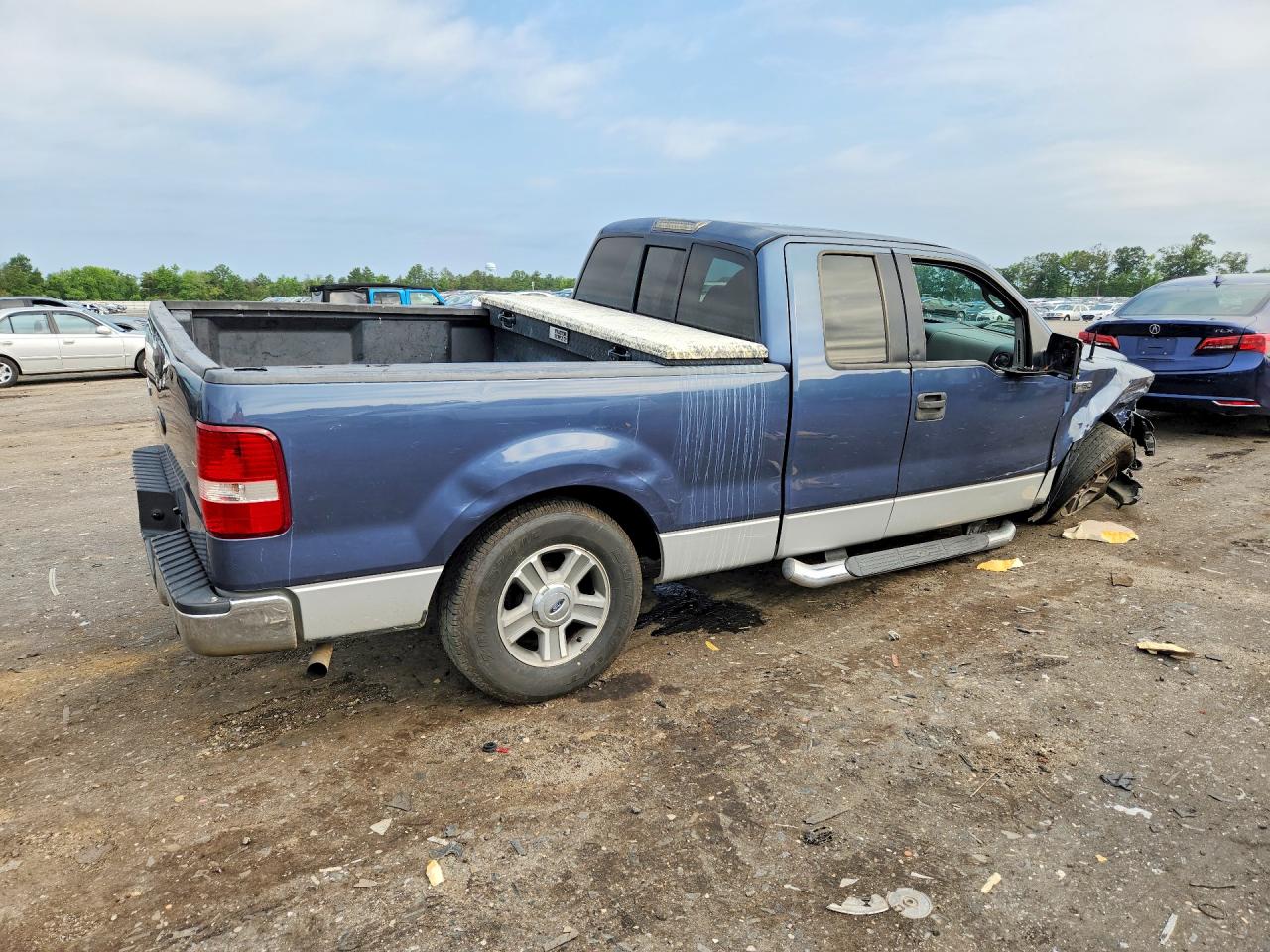 2005 Ford F150 Blue vin: 1FTPX12555NB53864