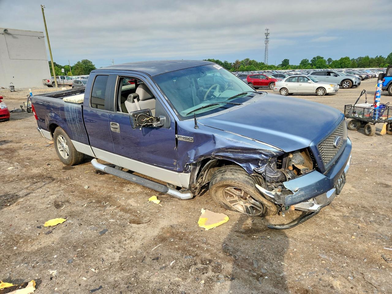 2005 Ford F150 Blue vin: 1FTPX12555NB53864