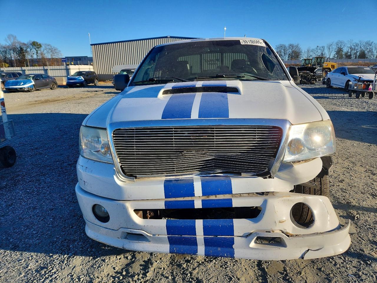 2007 Ford F150 White vin: 1FTPX12557FA38825
