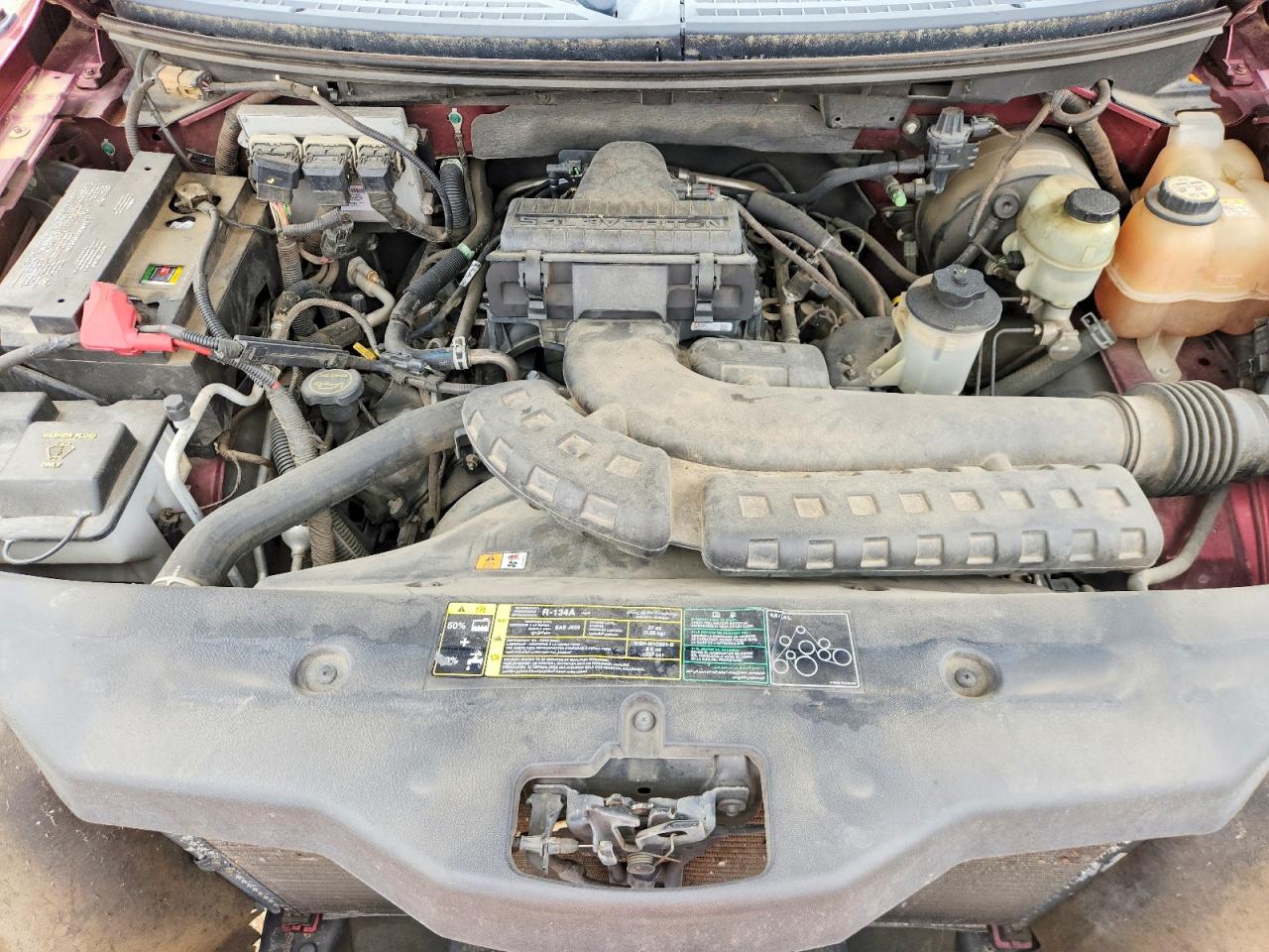 2004 Ford F150 Burgundy vin: 1FTPX12564NA33893