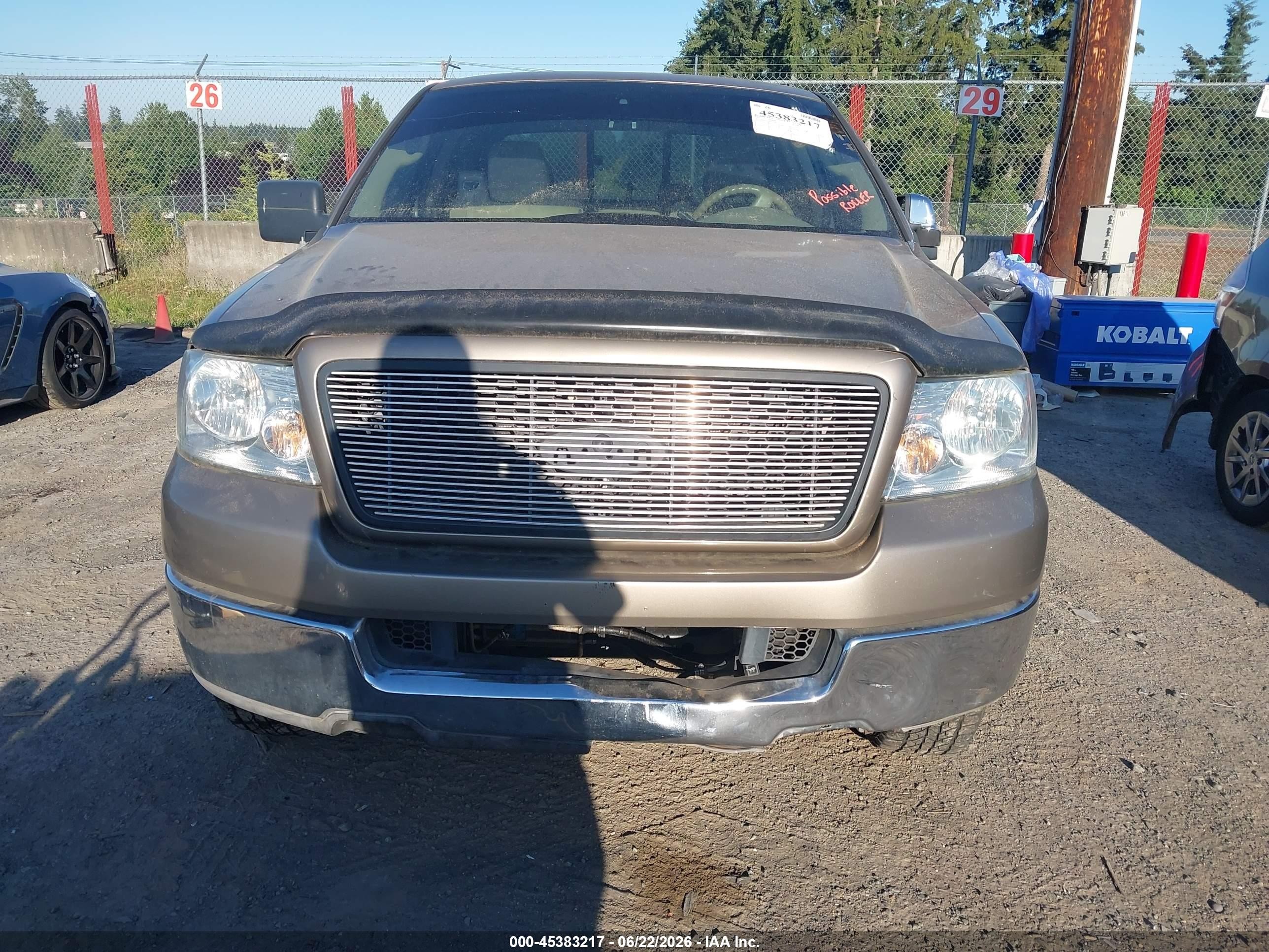 2004 Ford F-150 Lariat/xl/xlt Beige vin: 1FTPX12564NC47363