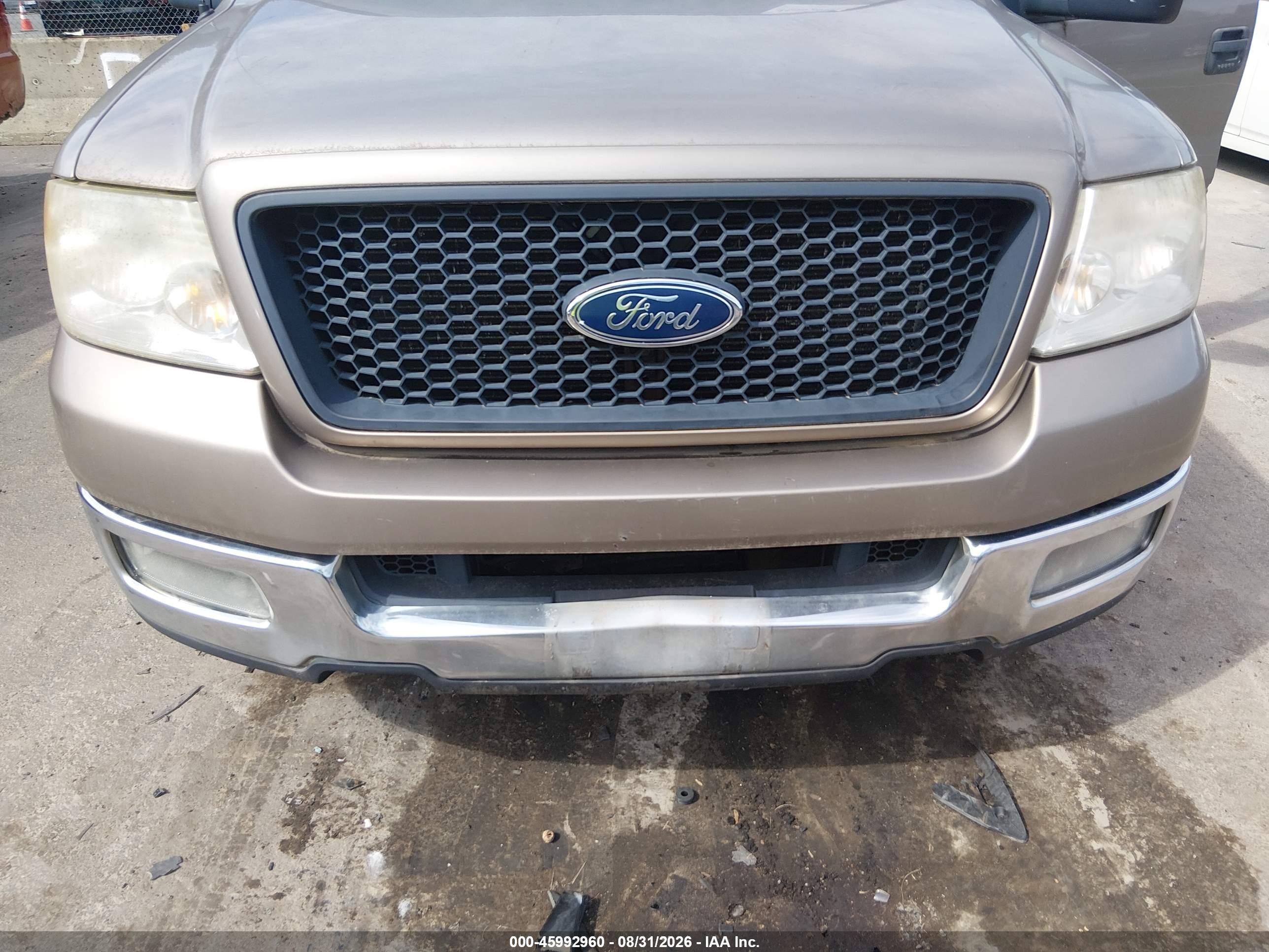 2005 Ford F-150 Lariat/xl/xlt Желто-коричневый vin: 1FTPX12565NA67365