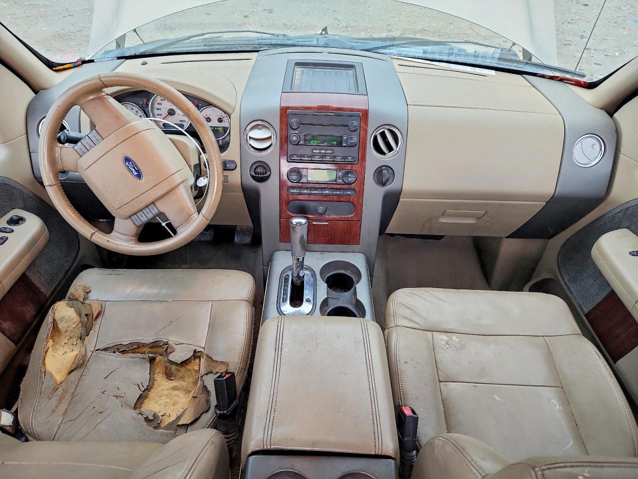 2005 Ford F150 Tan vin: 1FTPX12565NB19609