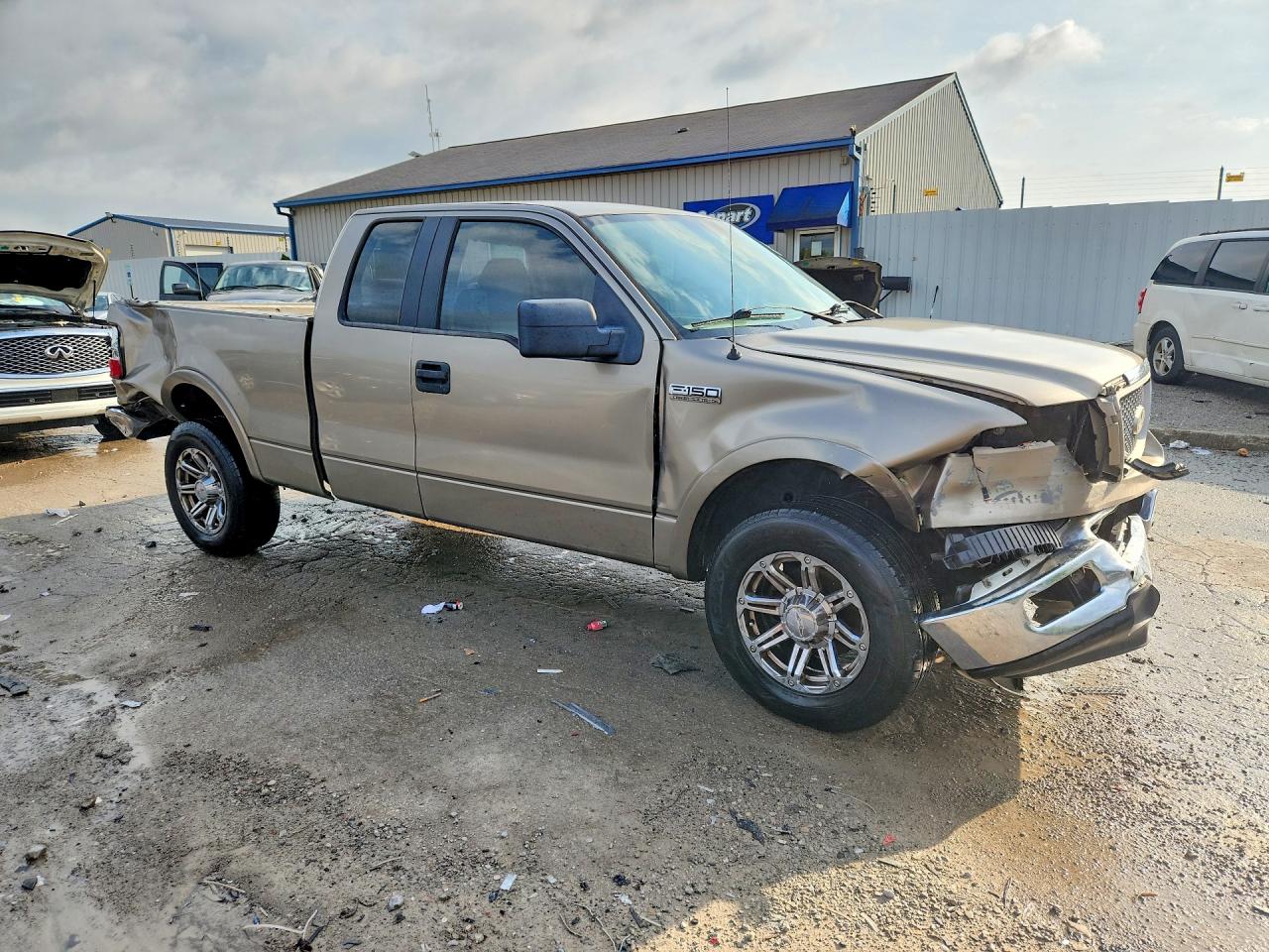 2005 Ford F150 Tan vin: 1FTPX12565NB19609