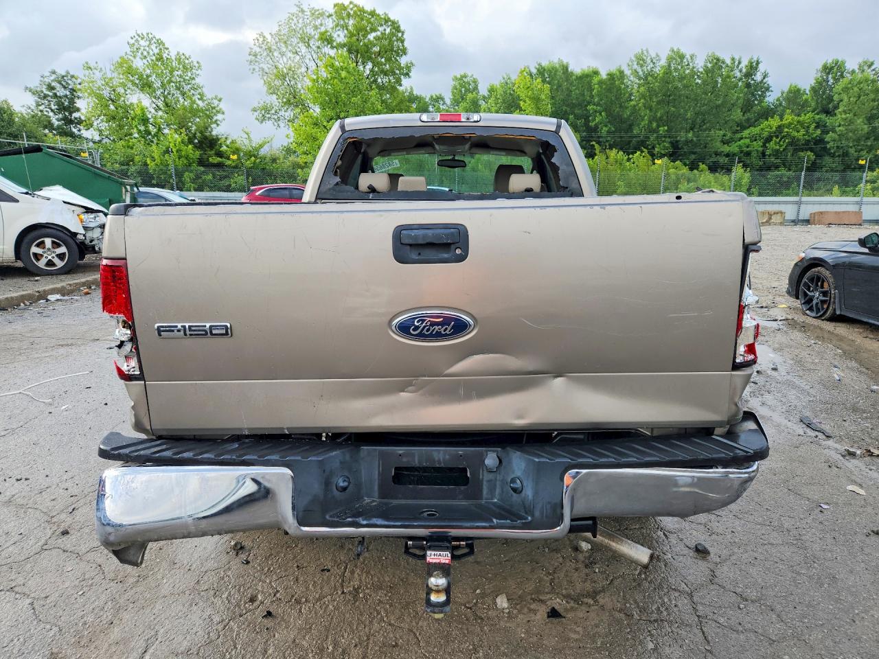 2005 Ford F150 Tan vin: 1FTPX12565NB19609