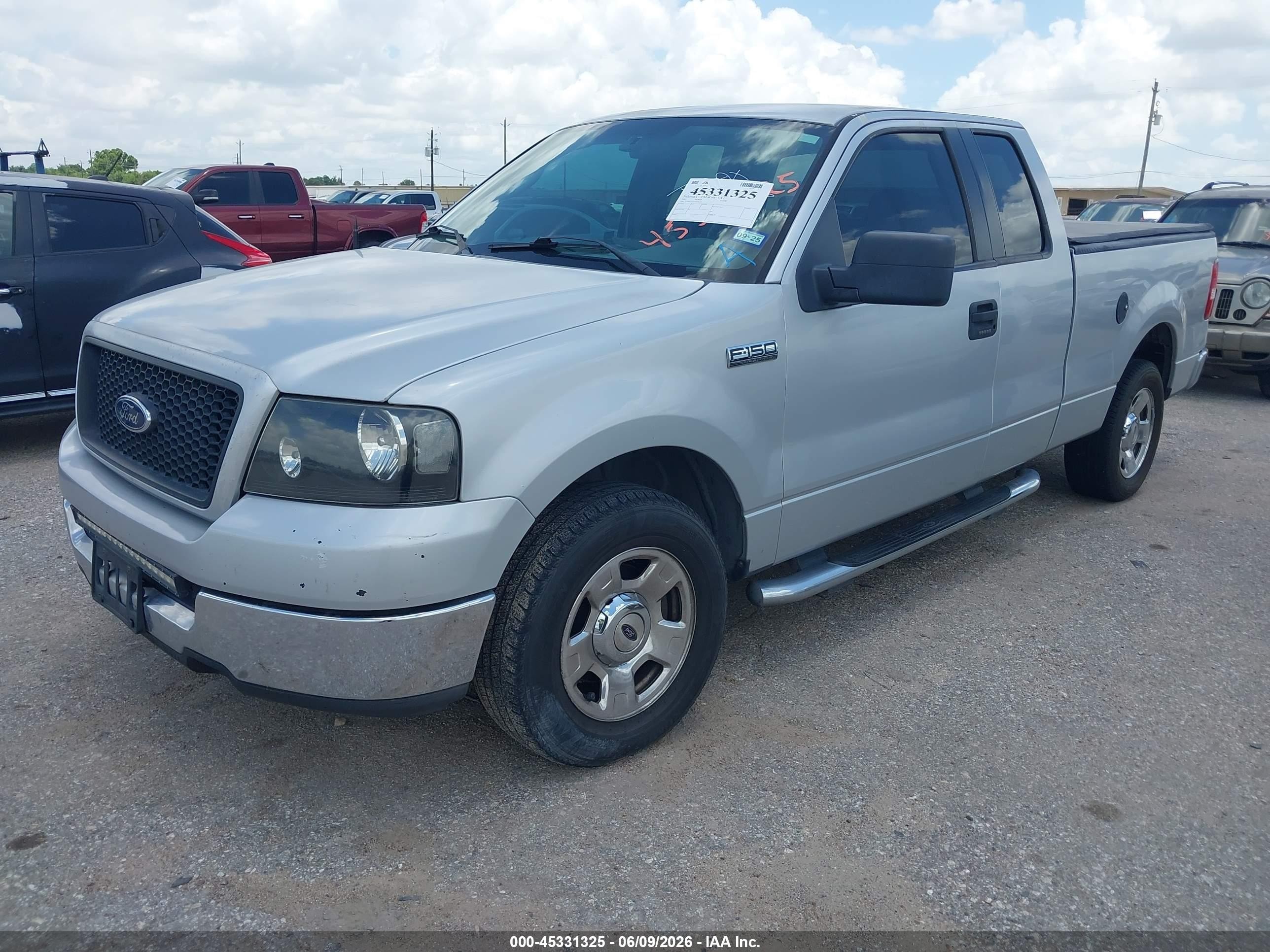 2005 Ford F-150 Lariat/xl/xlt Silver vin: 1FTPX12575NB36533