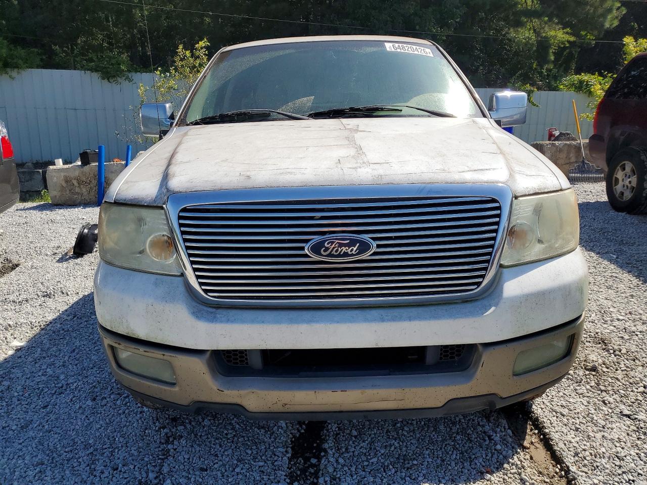 2005 Ford F-150 White vin: 1FTPX12575NB73517