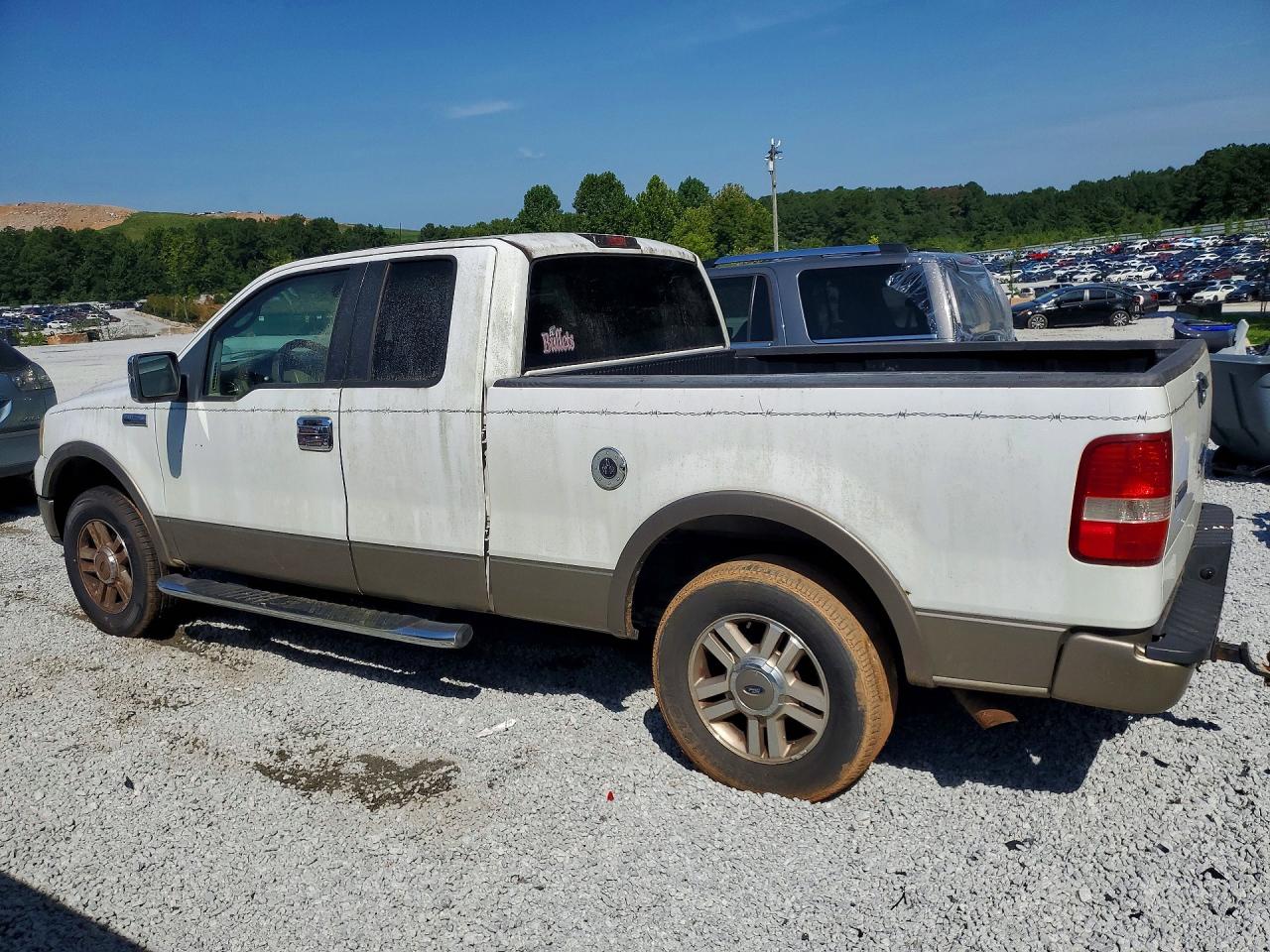 2005 Ford F-150 White vin: 1FTPX12575NB73517