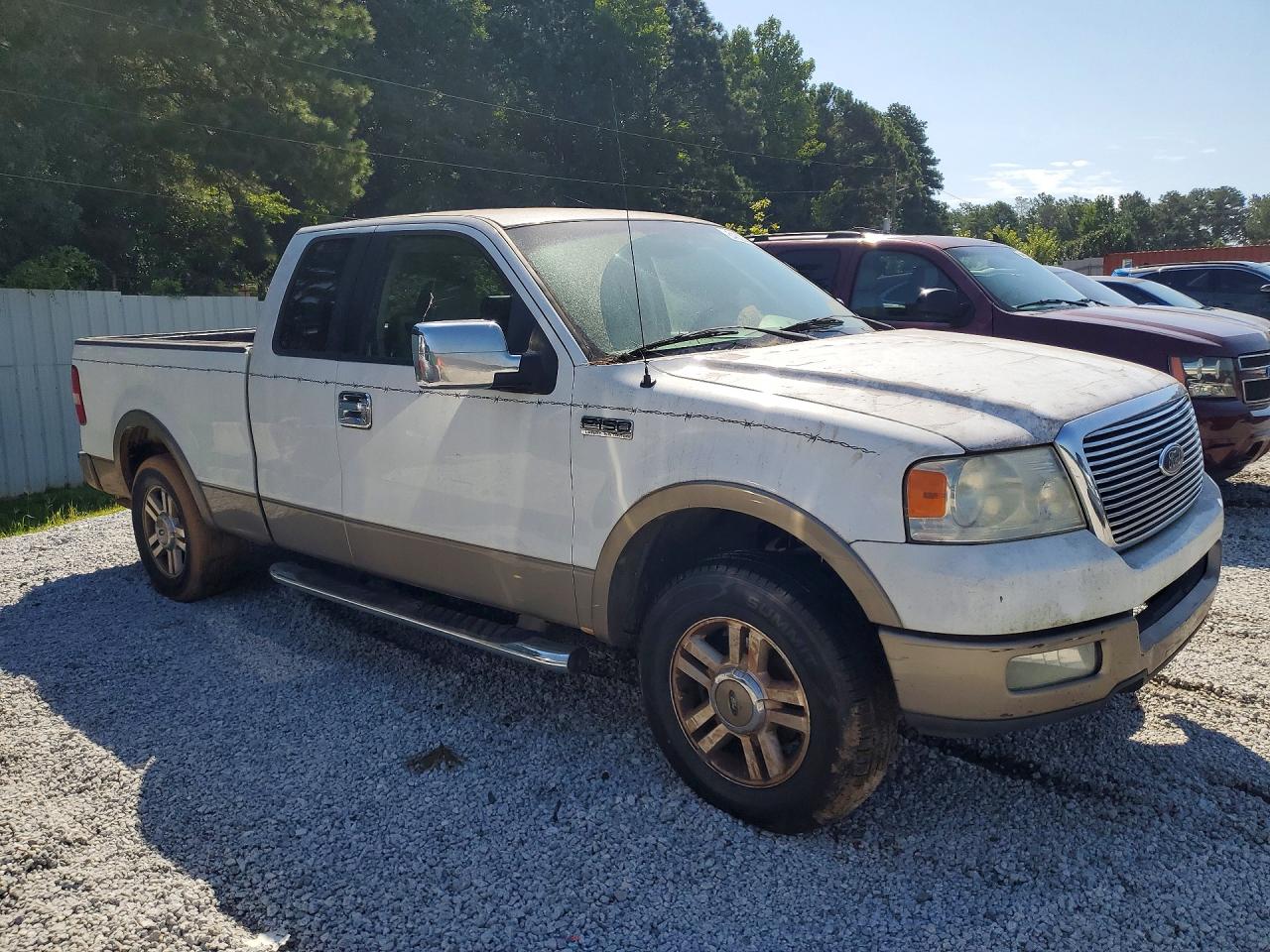 2005 Ford F-150 White vin: 1FTPX12575NB73517