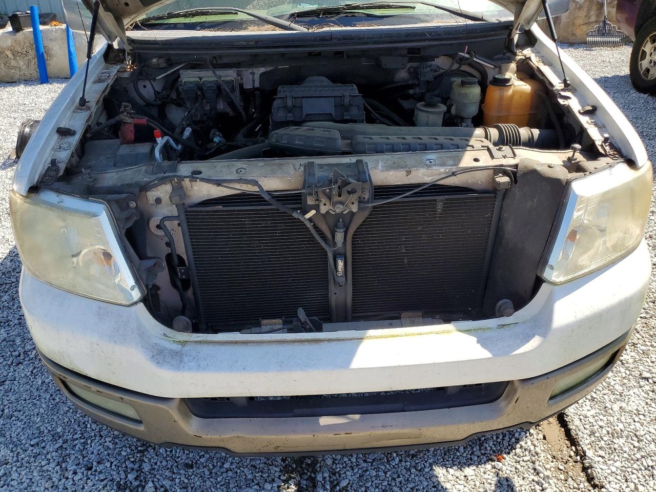 2005 Ford F-150 White vin: 1FTPX12575NB73517