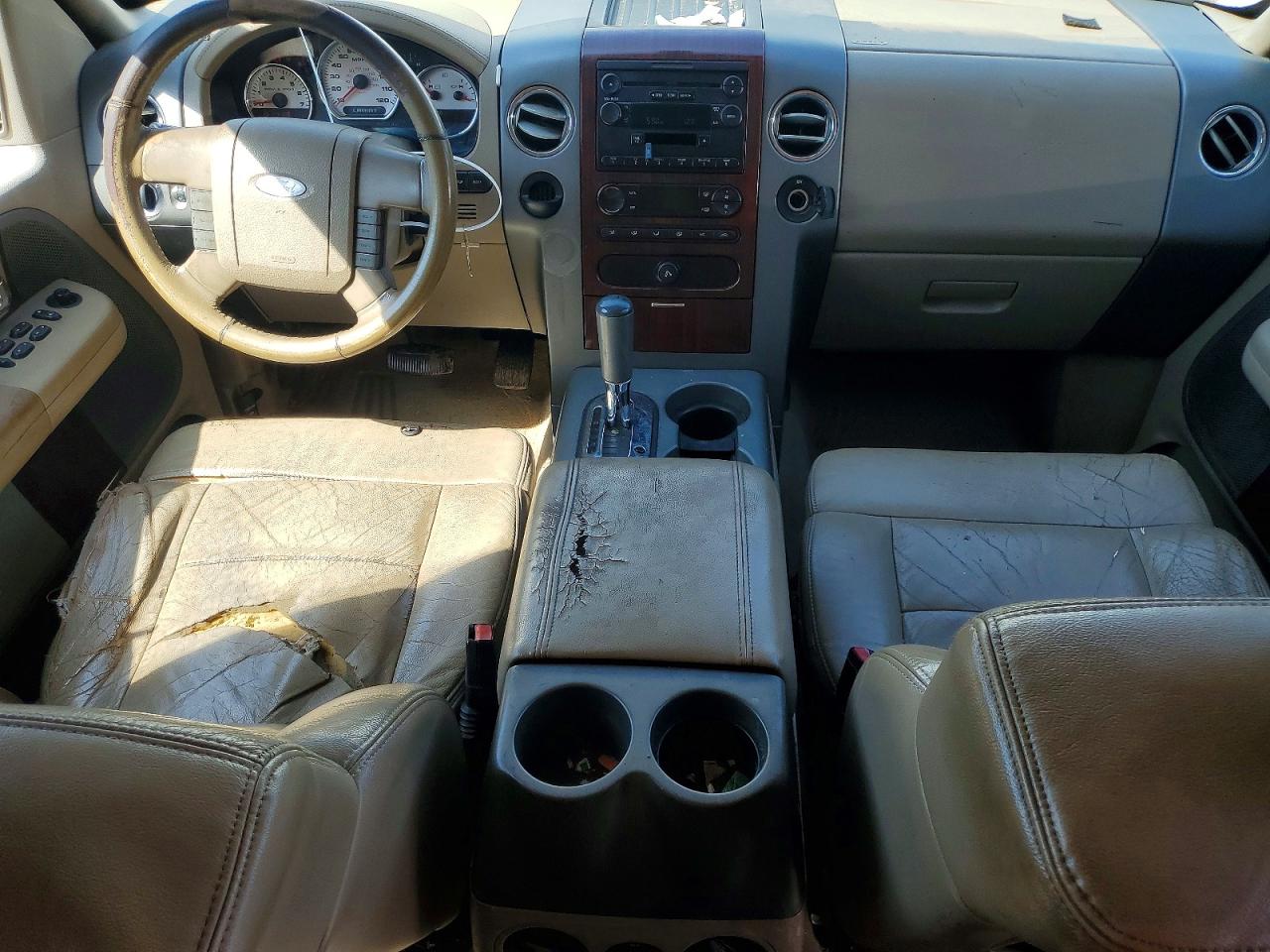 2005 Ford F-150 White vin: 1FTPX12575NB73517