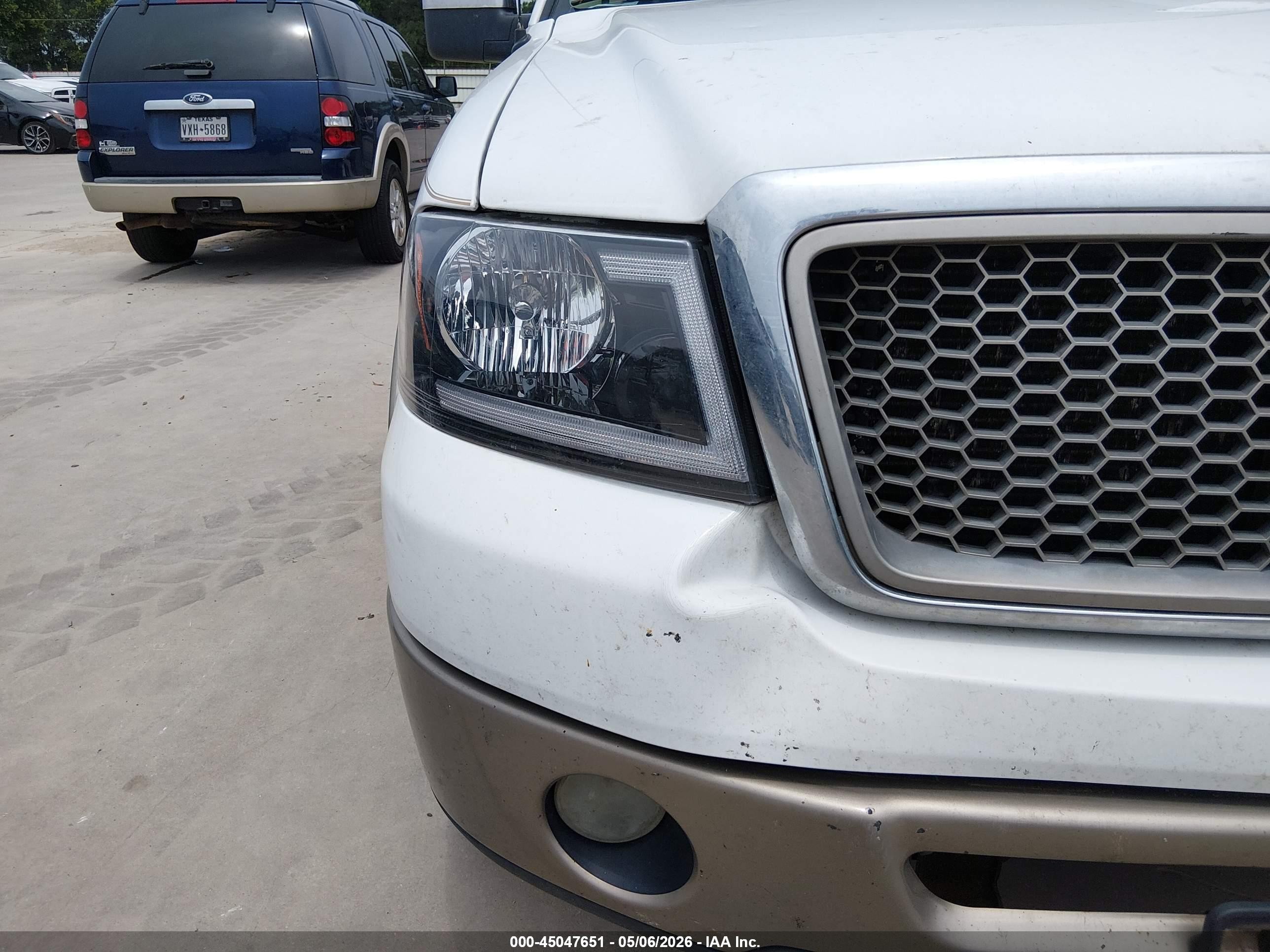 2006 Ford F-150 Lariat/xl/xlt White vin: 1FTPX12576NA25062