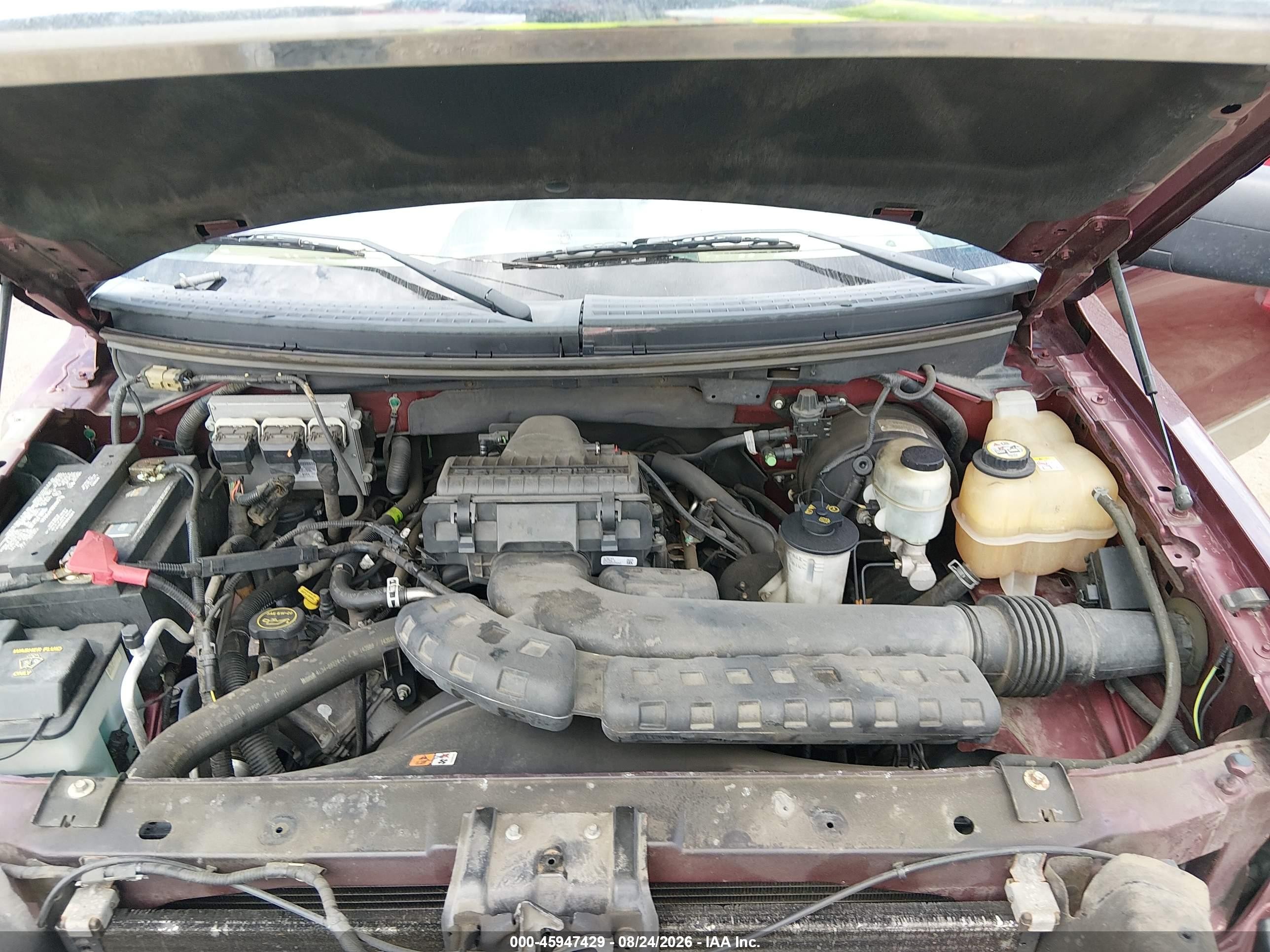 2004 Ford F-150 Lariat/xl/xlt Бордовый vin: 1FTPX12584NC71373