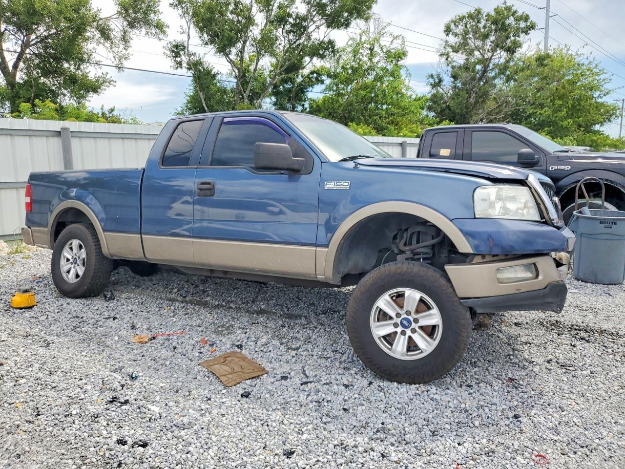 2005 Ford F150 Синий vin: 1FTPX12585FB75089