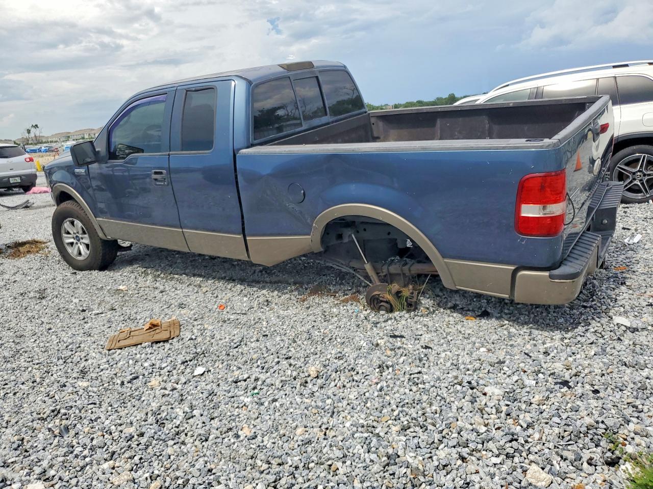 2005 Ford F150 Синий vin: 1FTPX12585FB75089