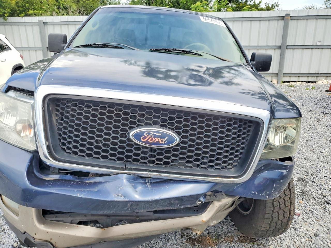 2005 Ford F150 Синий vin: 1FTPX12585FB75089