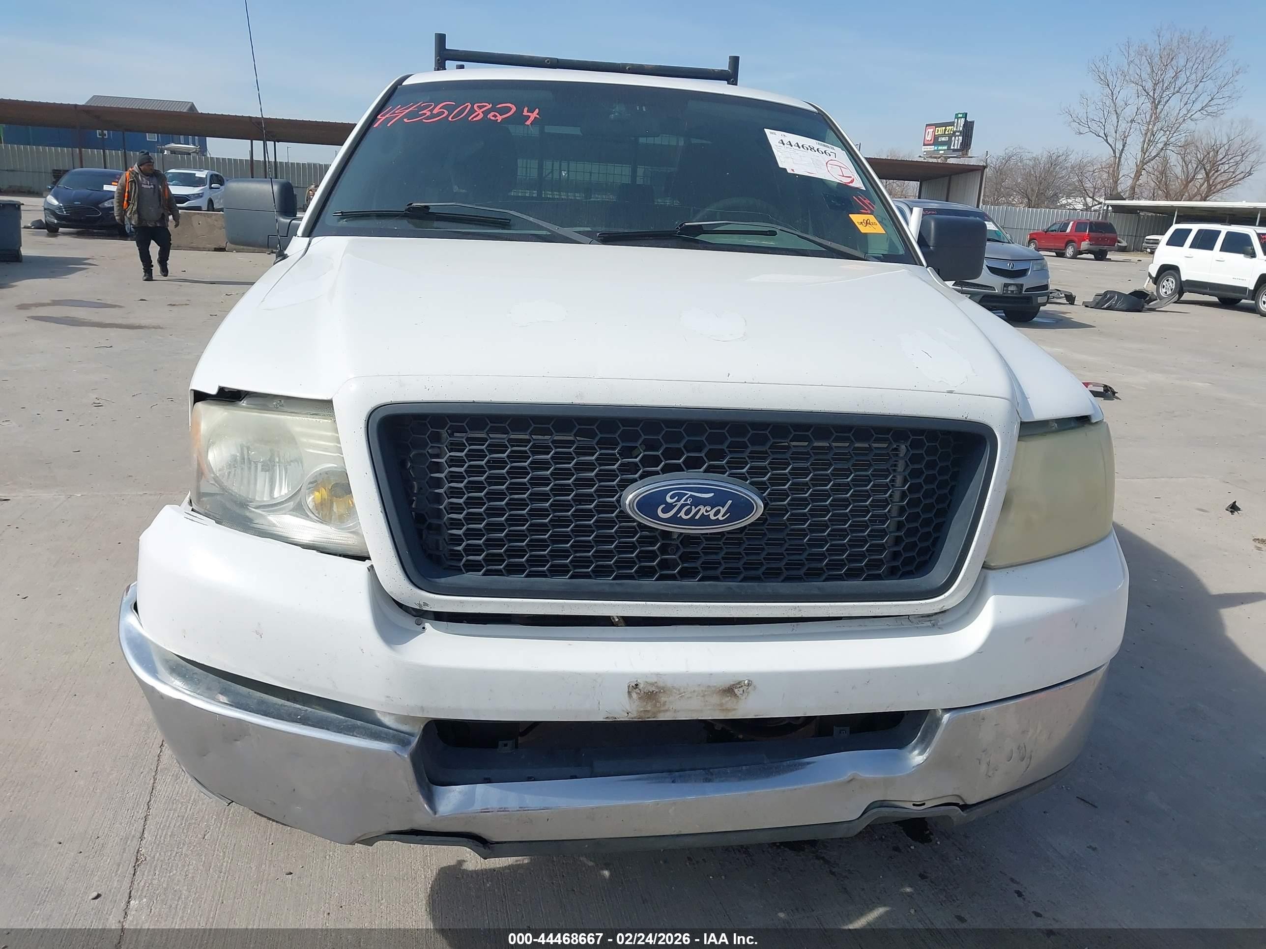 2004 Ford F-150 Lariat/xl/xlt White vin: 1FTPX12594NA93196