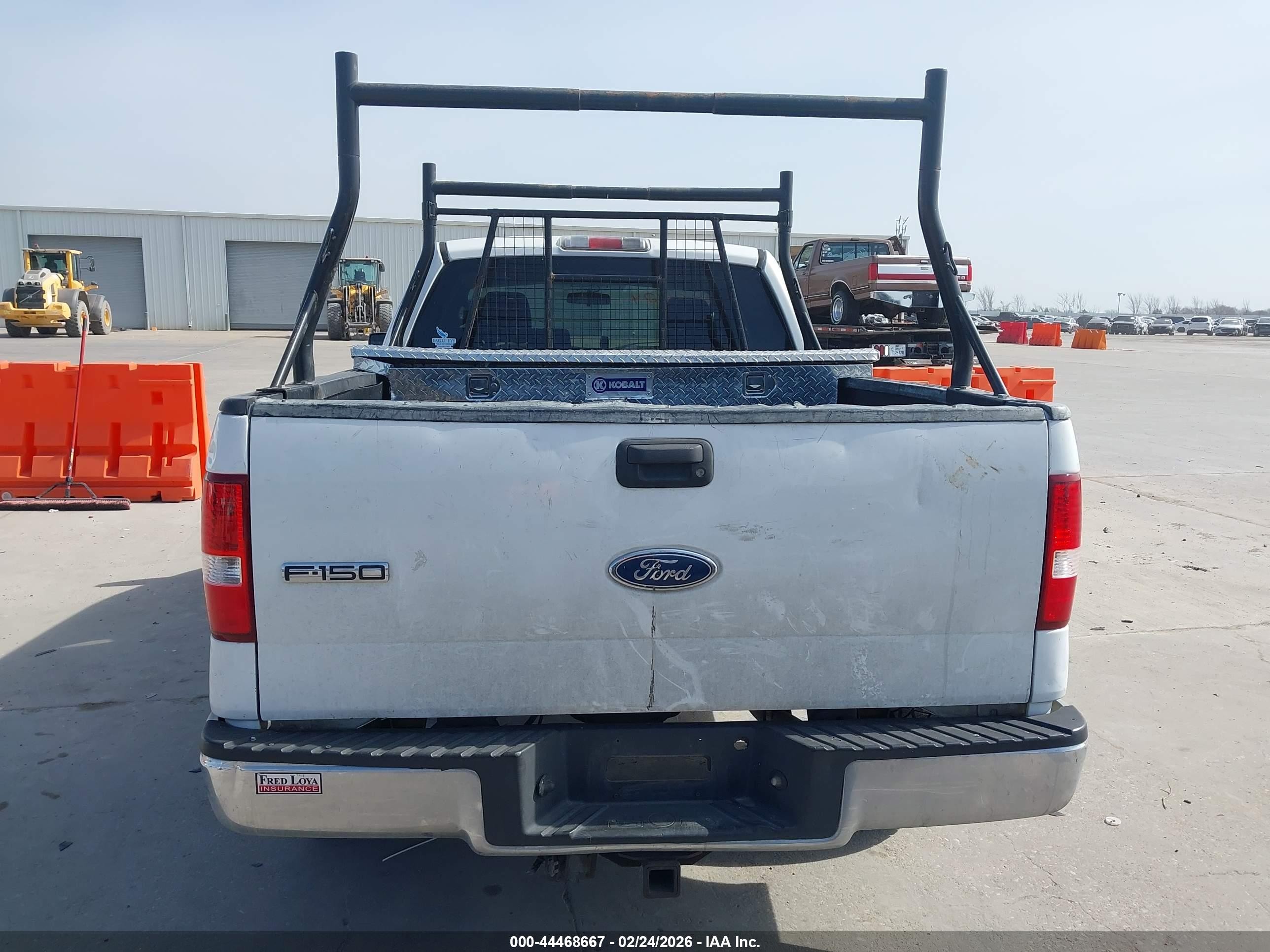 2004 Ford F-150 Lariat/xl/xlt White vin: 1FTPX12594NA93196