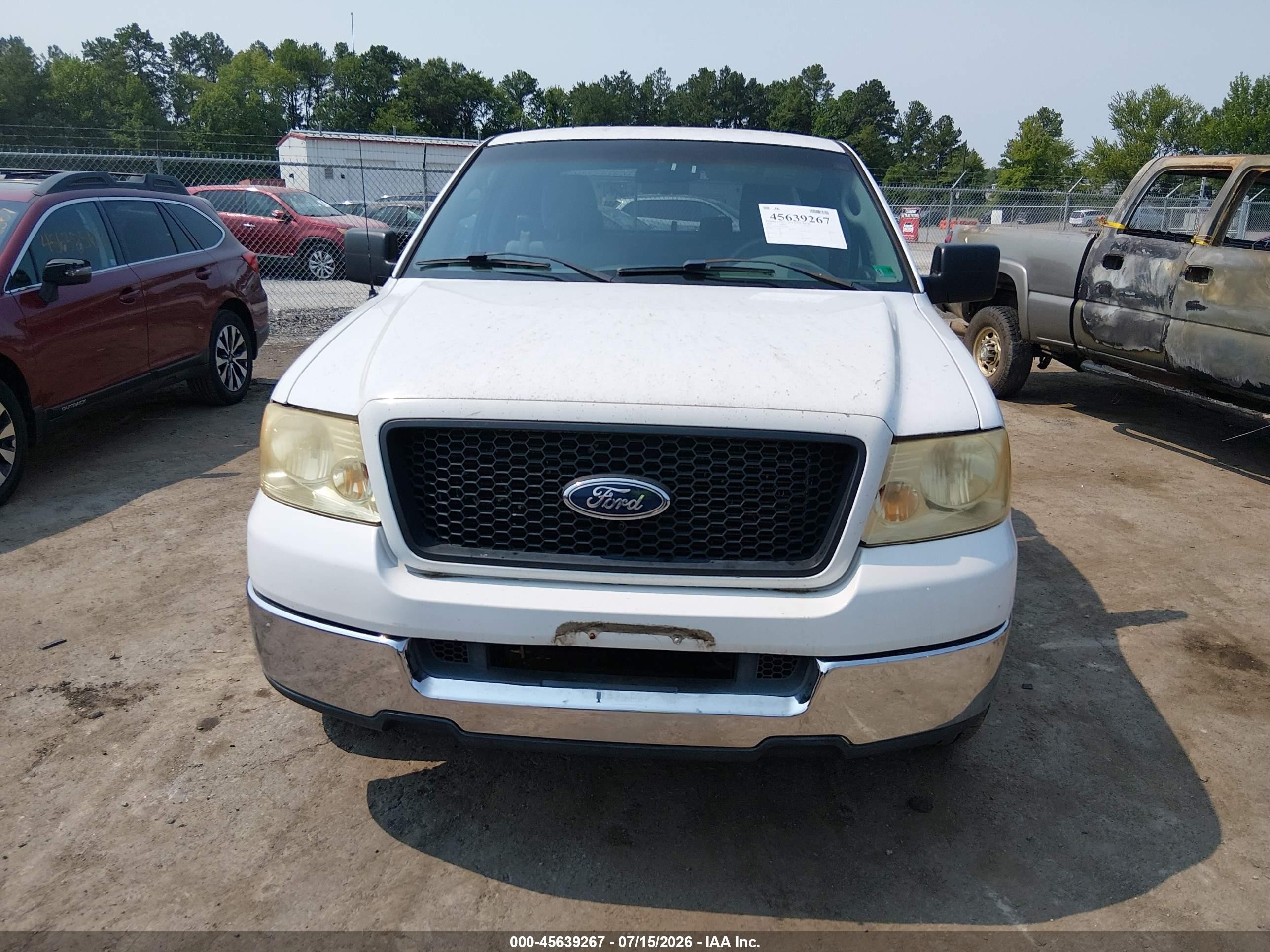 2004 Ford F-150 Lariat/xl/xlt White vin: 1FTPX12594NB24530